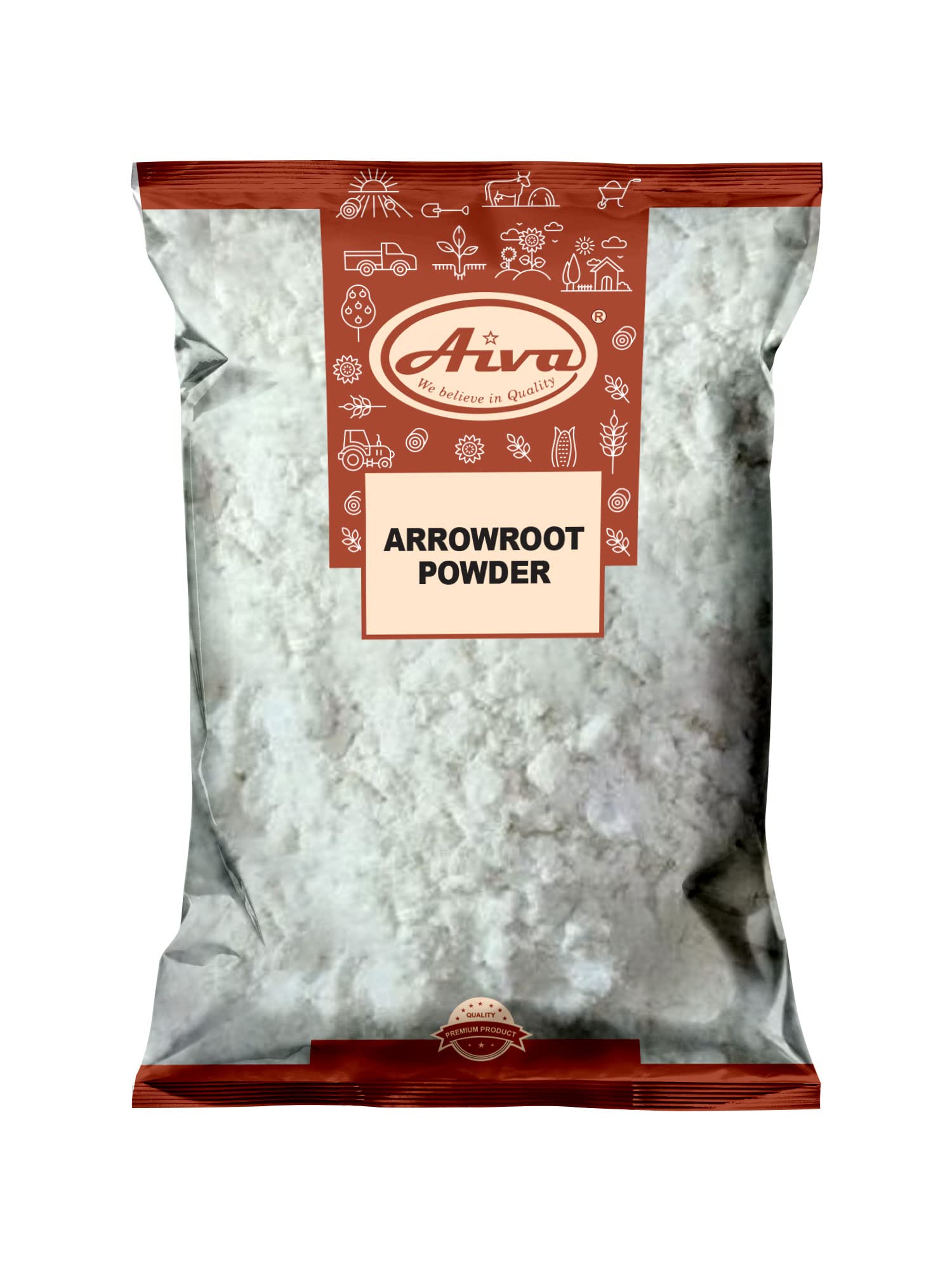 It's Just - Arrowroot Powder, Natural Thickener, Gluten-Free, Dairy-Free,  Non-GMO, Cornstarch Substitute