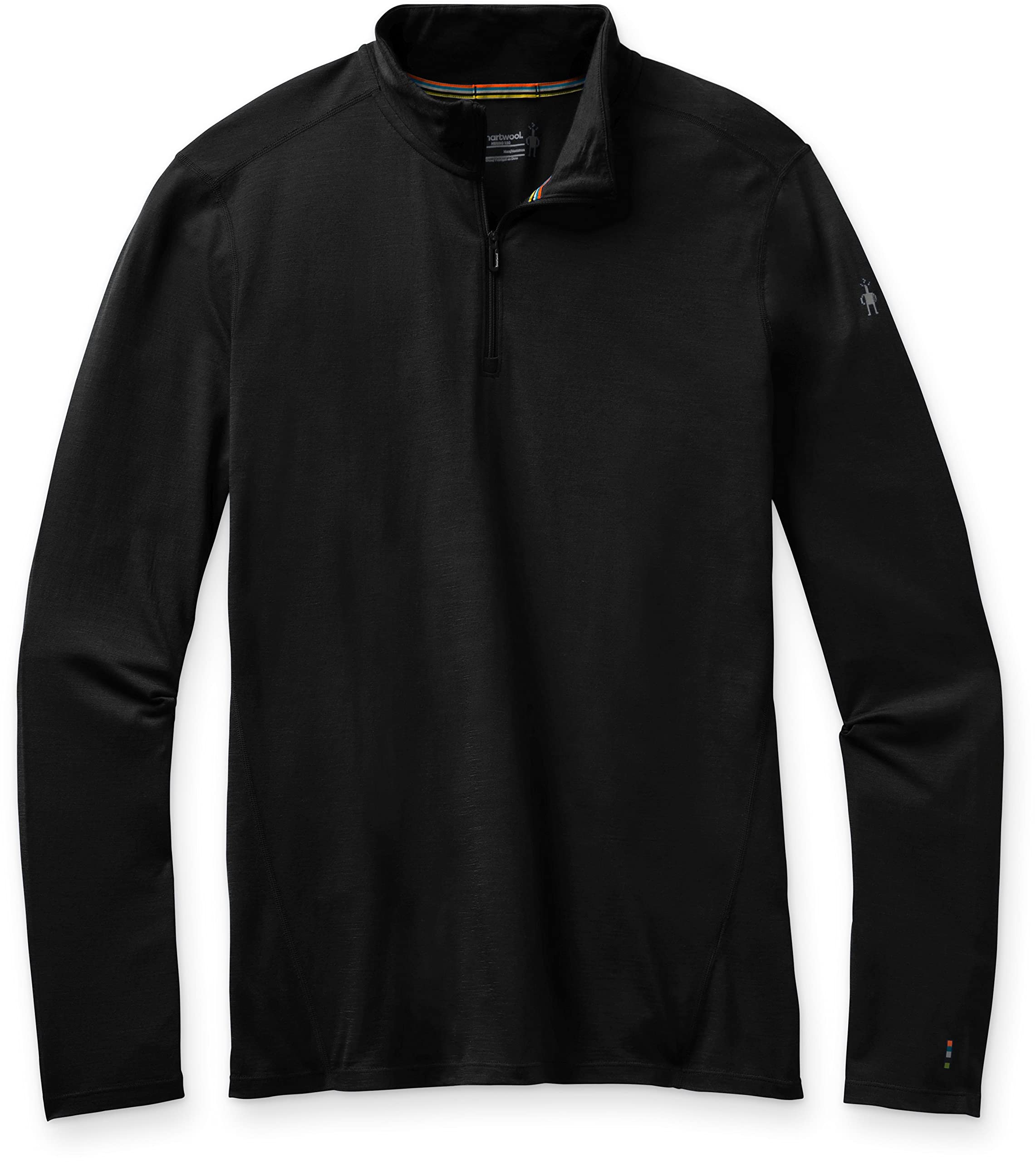 Smartwool Men's Merino 150 Base Layer 1/4 Zip Medium Black