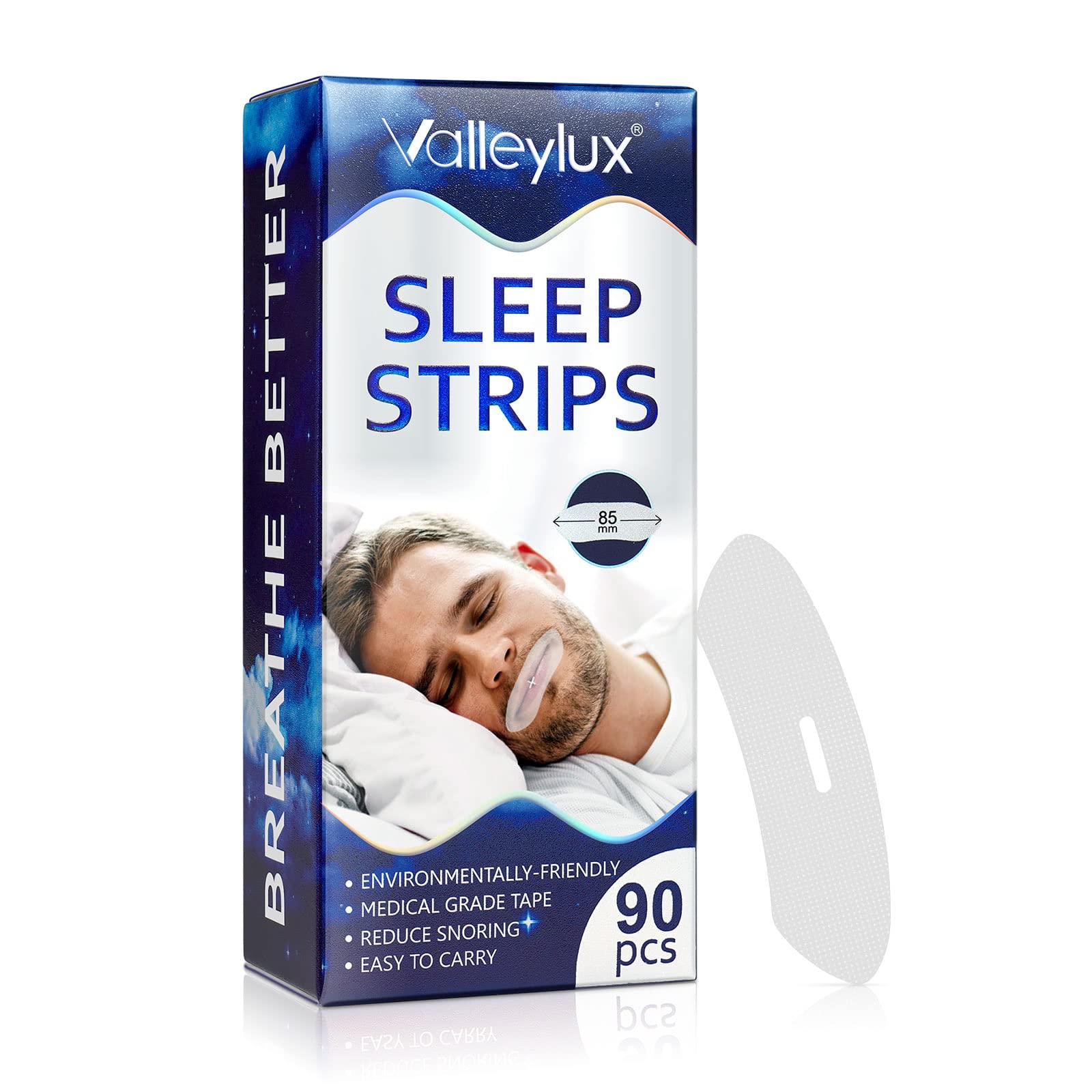gentle mouth tape sleep strips less
