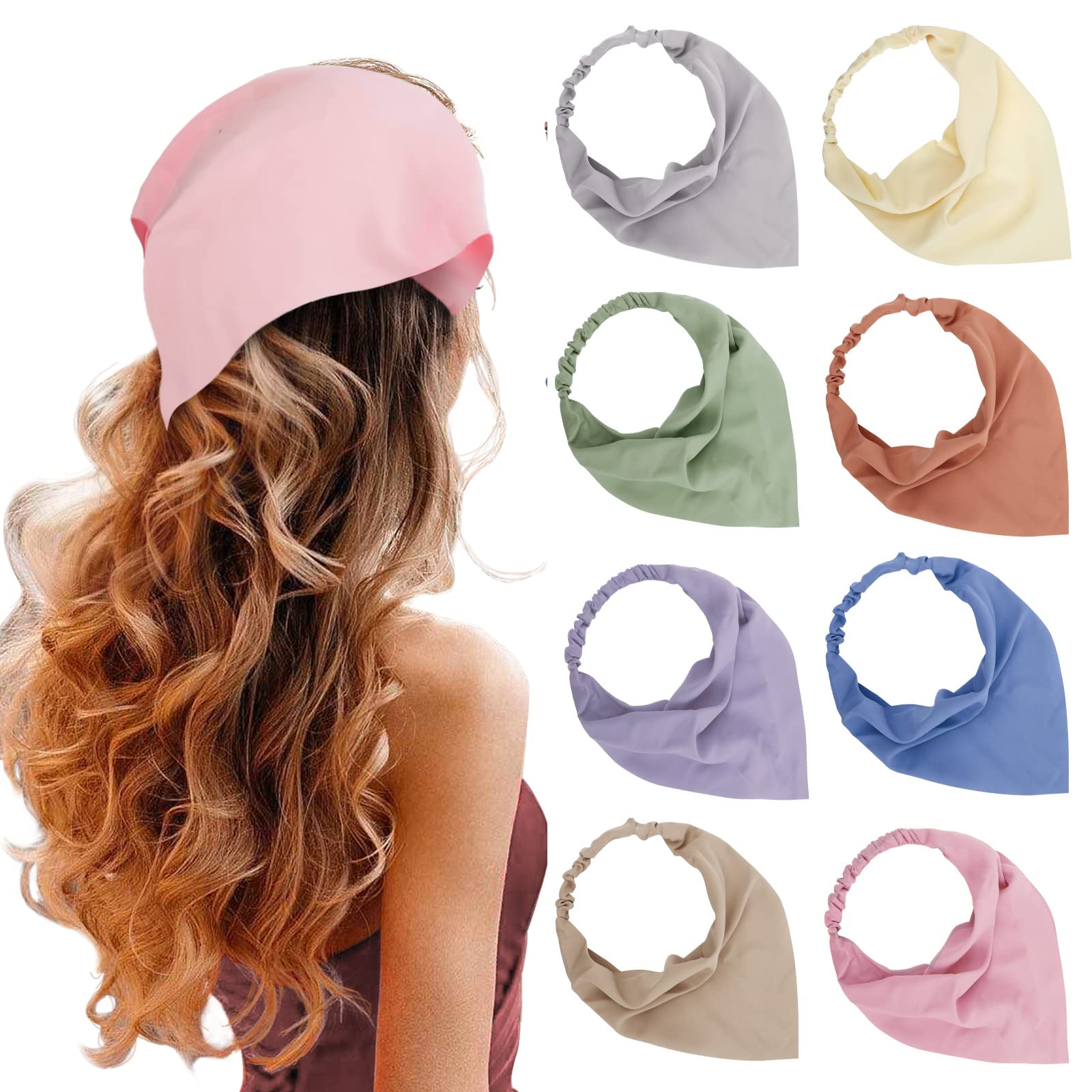 Bohemian Women Bandana Hair Band Headwear Head Wrap Hair Scarf Accessories  Gifts