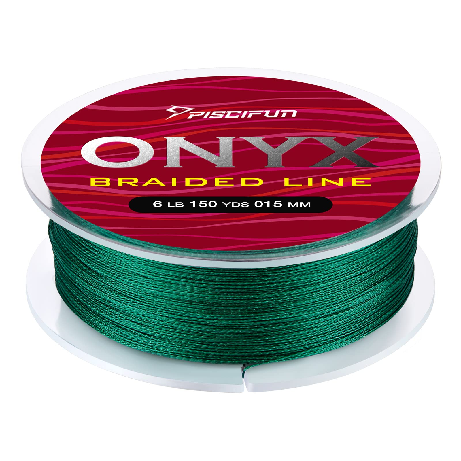 Piscifun Onyx Braided Fishing Line, Superline Abrasion Resistant Braided  Lines, Zero Stretch Super Strong, Low Memory