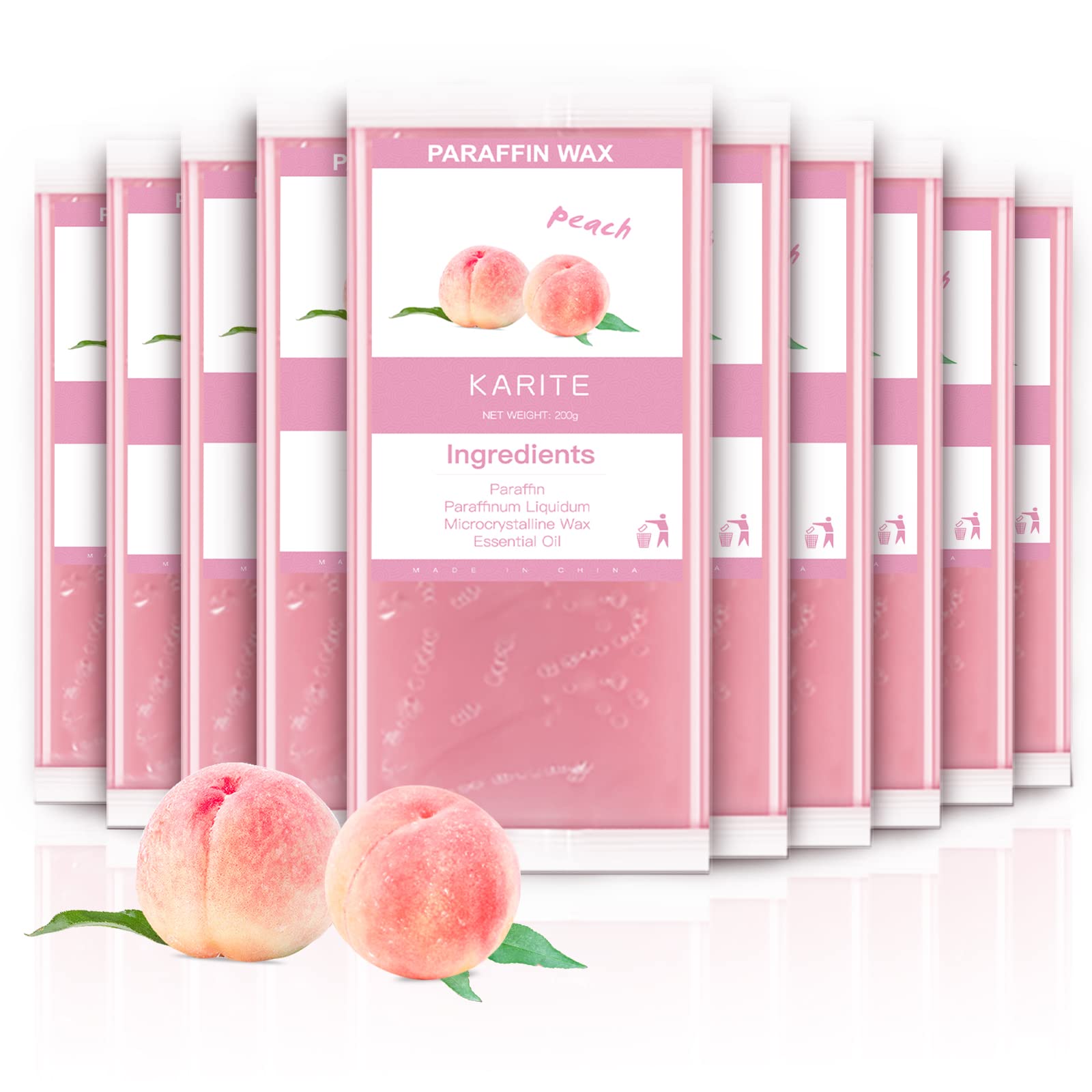 Cre8tion Paraffin Wax Peach Premium Fomular - Pallet of 42 Cases, Case of 6  Boxes