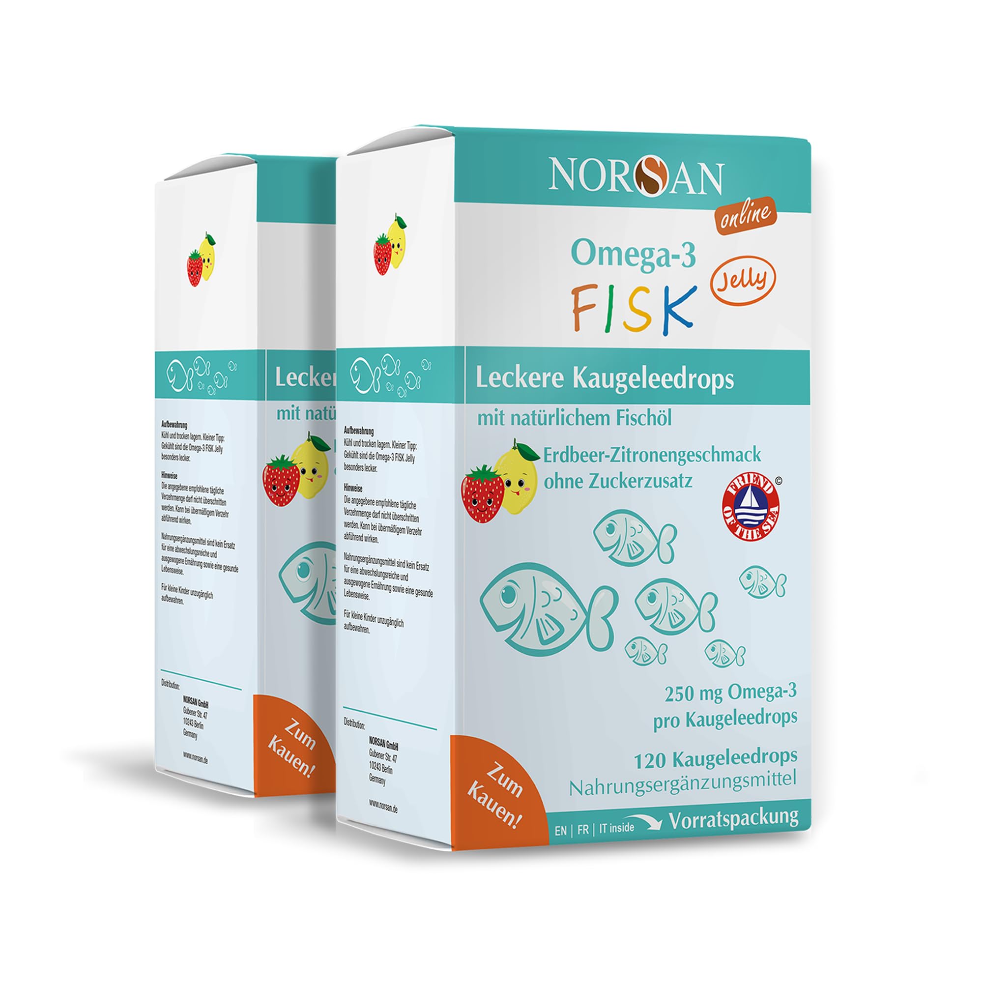 norsan omega 3 fisk jelly 120