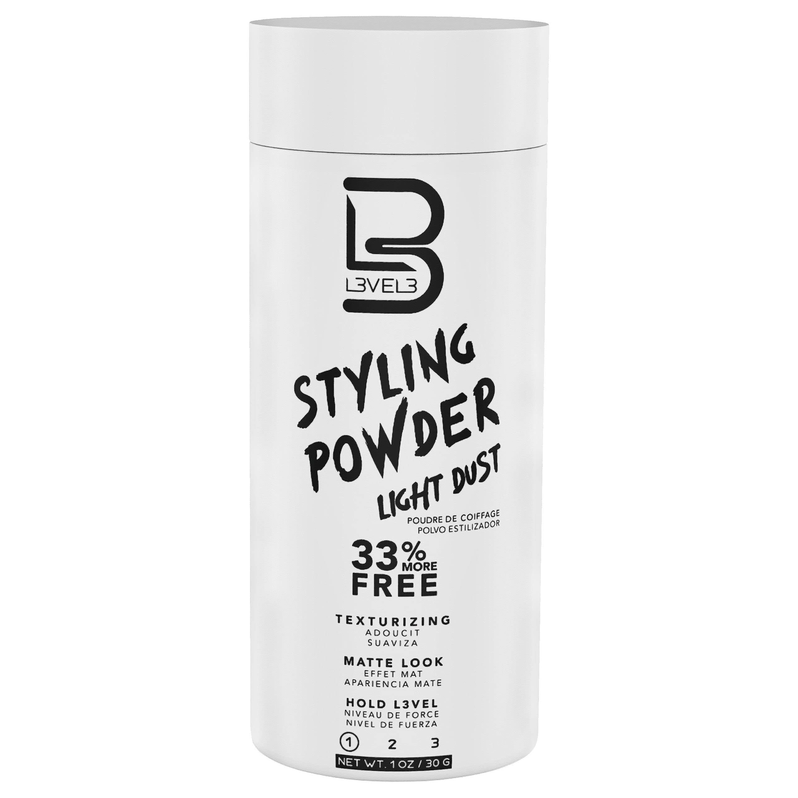 L3 Level 3 Styling Powder & Styling Comb Set - Easy to Apply with No Oil or  Greasy Residue - Professional Salon Look - Lightweight and Ergonomic 