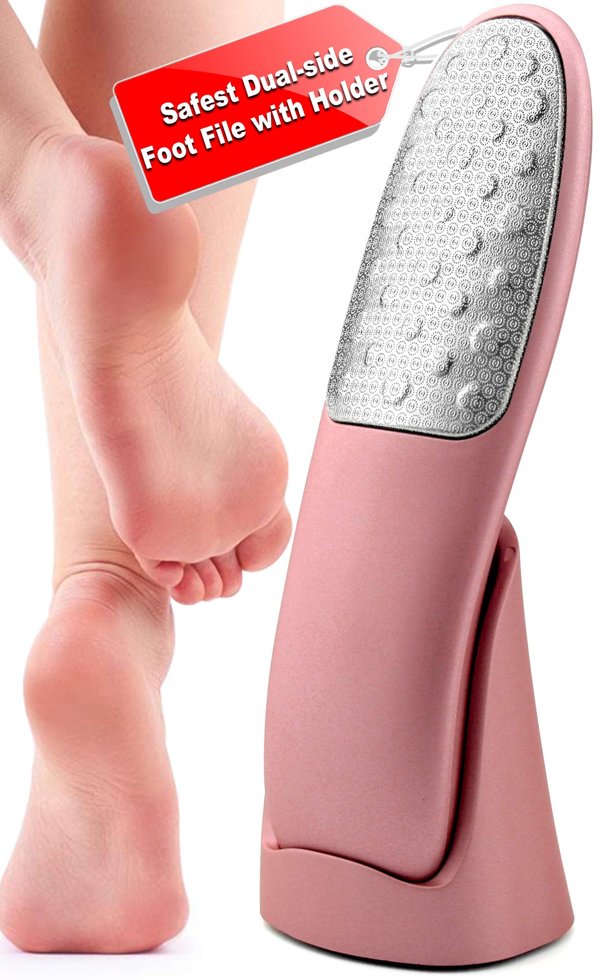 Foot Scrubber with Stand Never-Cut-Your-Feet Foot File Callus Remover -  Safe to Use