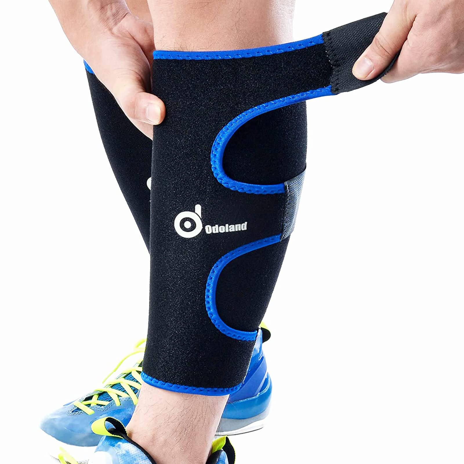 Sports Recovery Compression Full Leg Sleeves (Medium, Blue) 