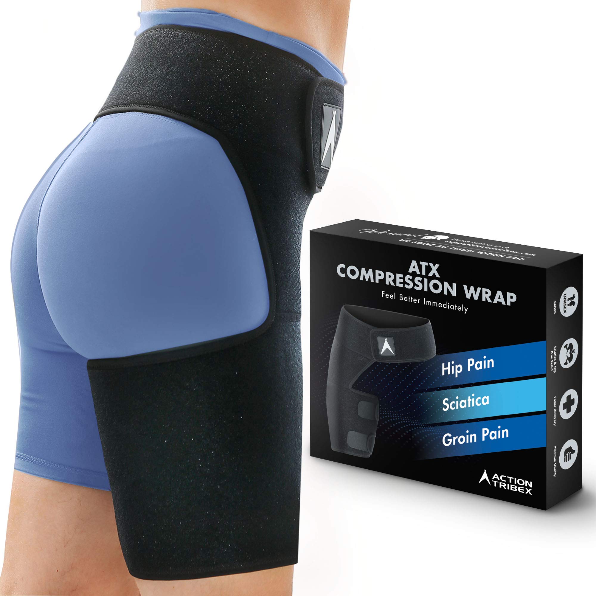 ATX Compression Wrap - Hip and Groin Support - Sciatica Nerve Pain
