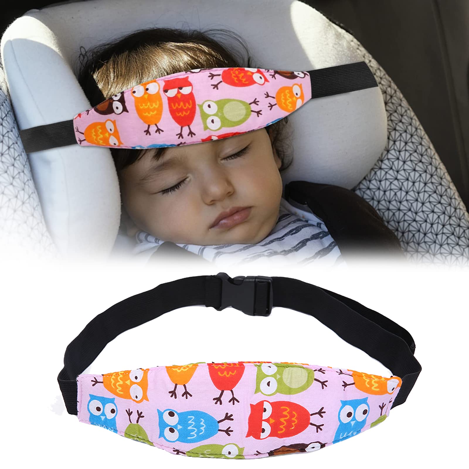 Car Seat Head Support 2 Pcs Baby Car Seat Neck Relief And Head Support,Silence Shopping Car Seat Head Band Strap Headrest,Stroller Car Seat Sleeping Head Support For Newborn Carseat Head Support