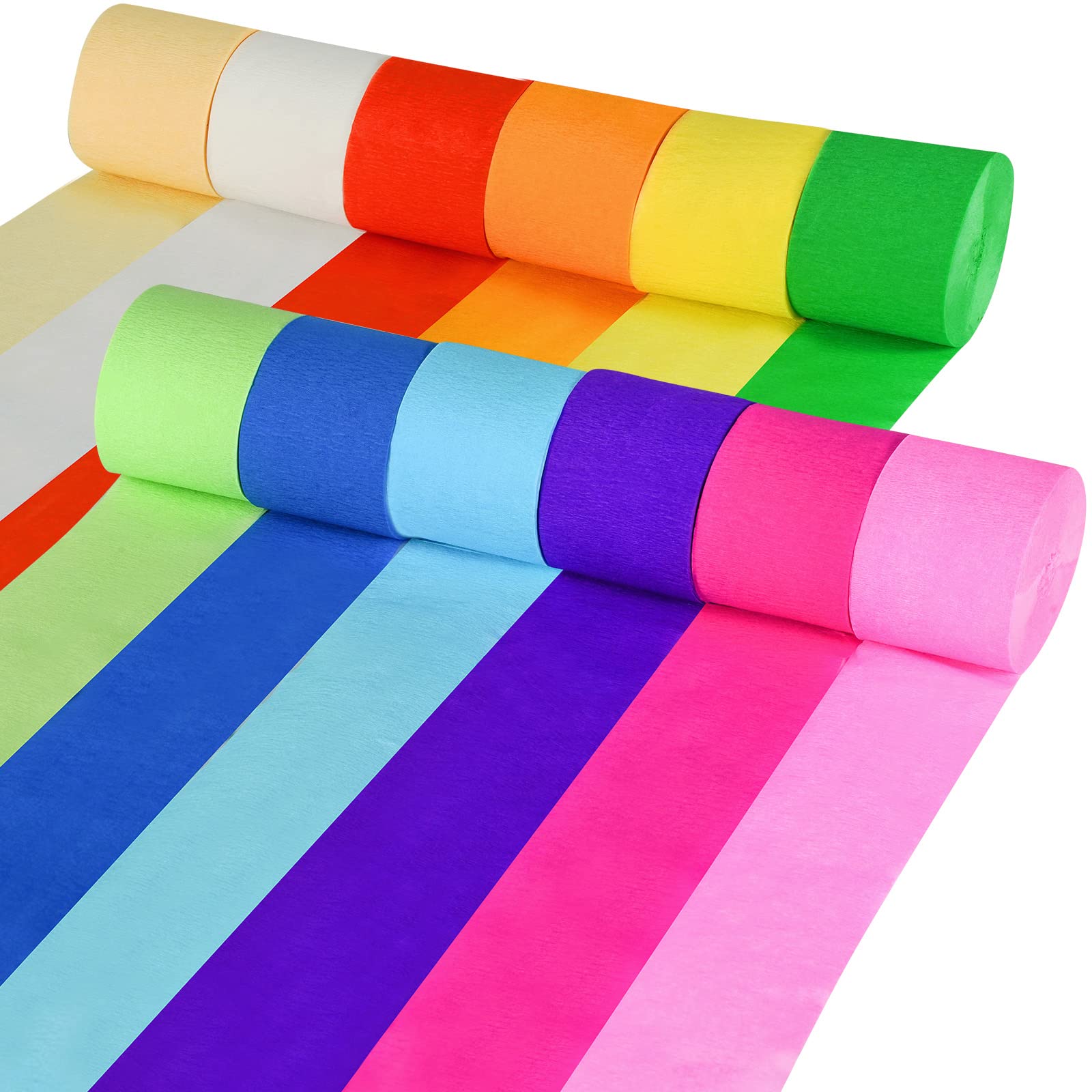 Tuzier Crepe Paper Streamers for Party Birthday Decorations 12