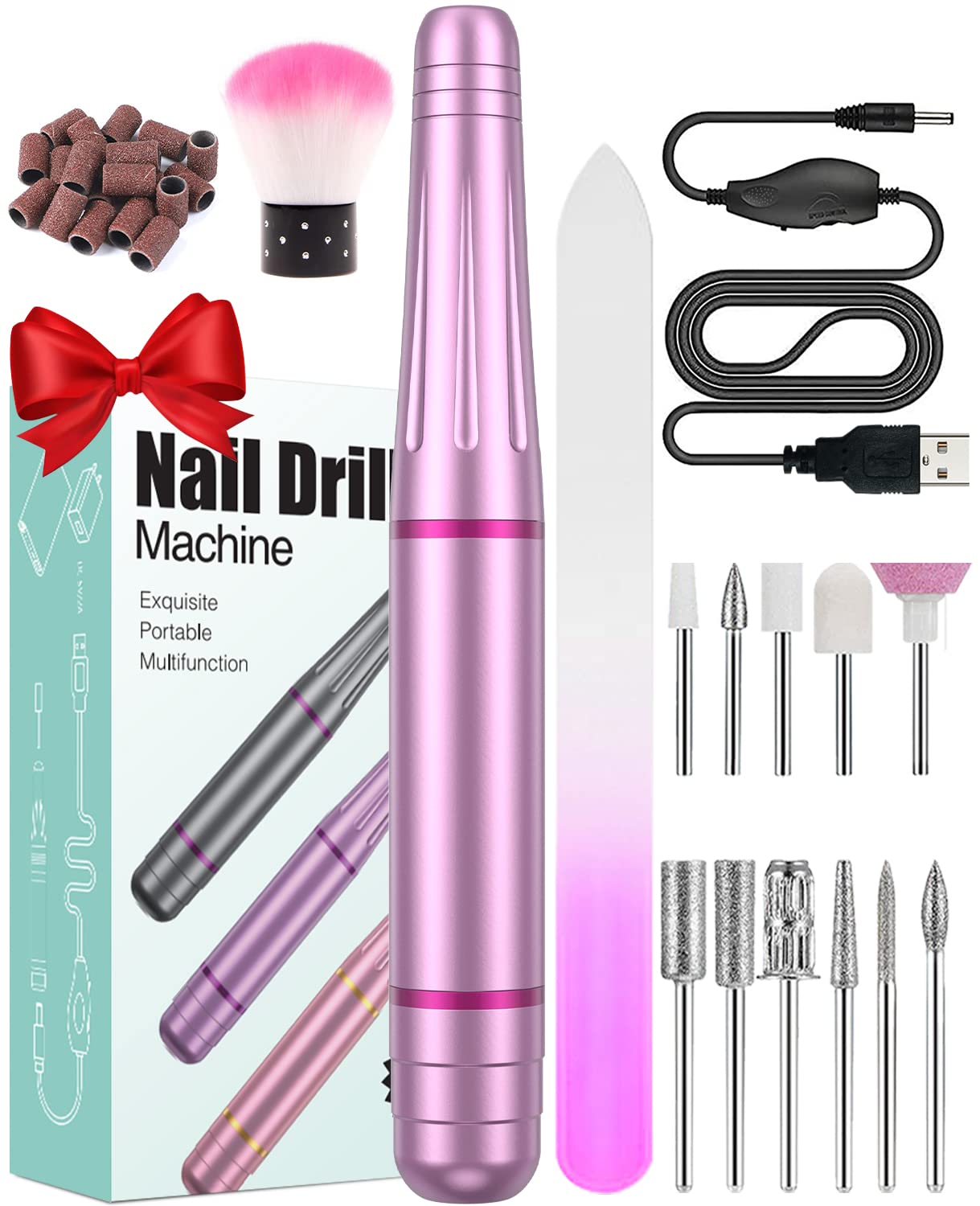 Portable Electric Nail Drill Set Peicure Tool for Toe Nails - China Art Nail  and Nail Beauty price | Made-in-China.com