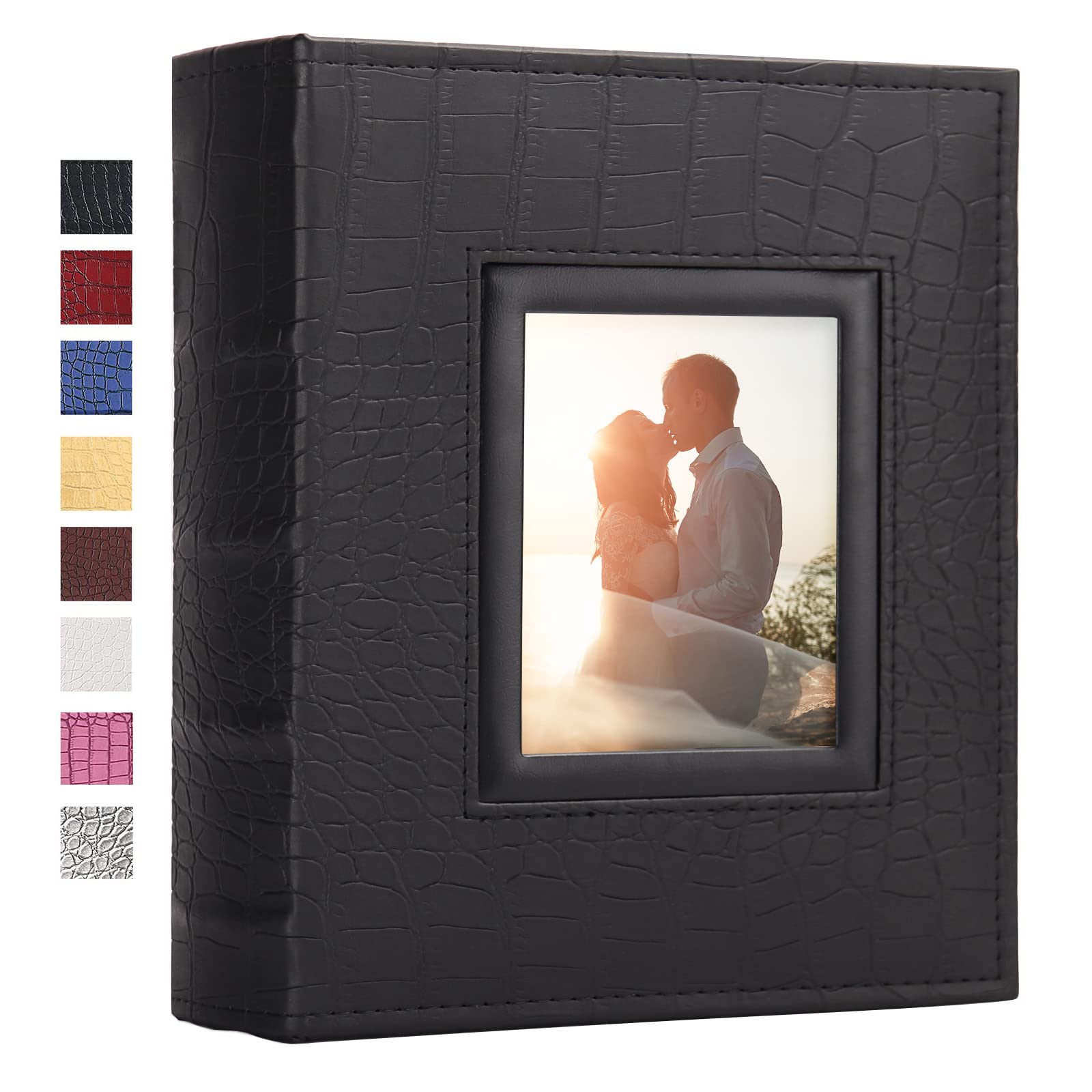 Photo Album 4X6 300 Photos Leather Cover Extra Large Capacity