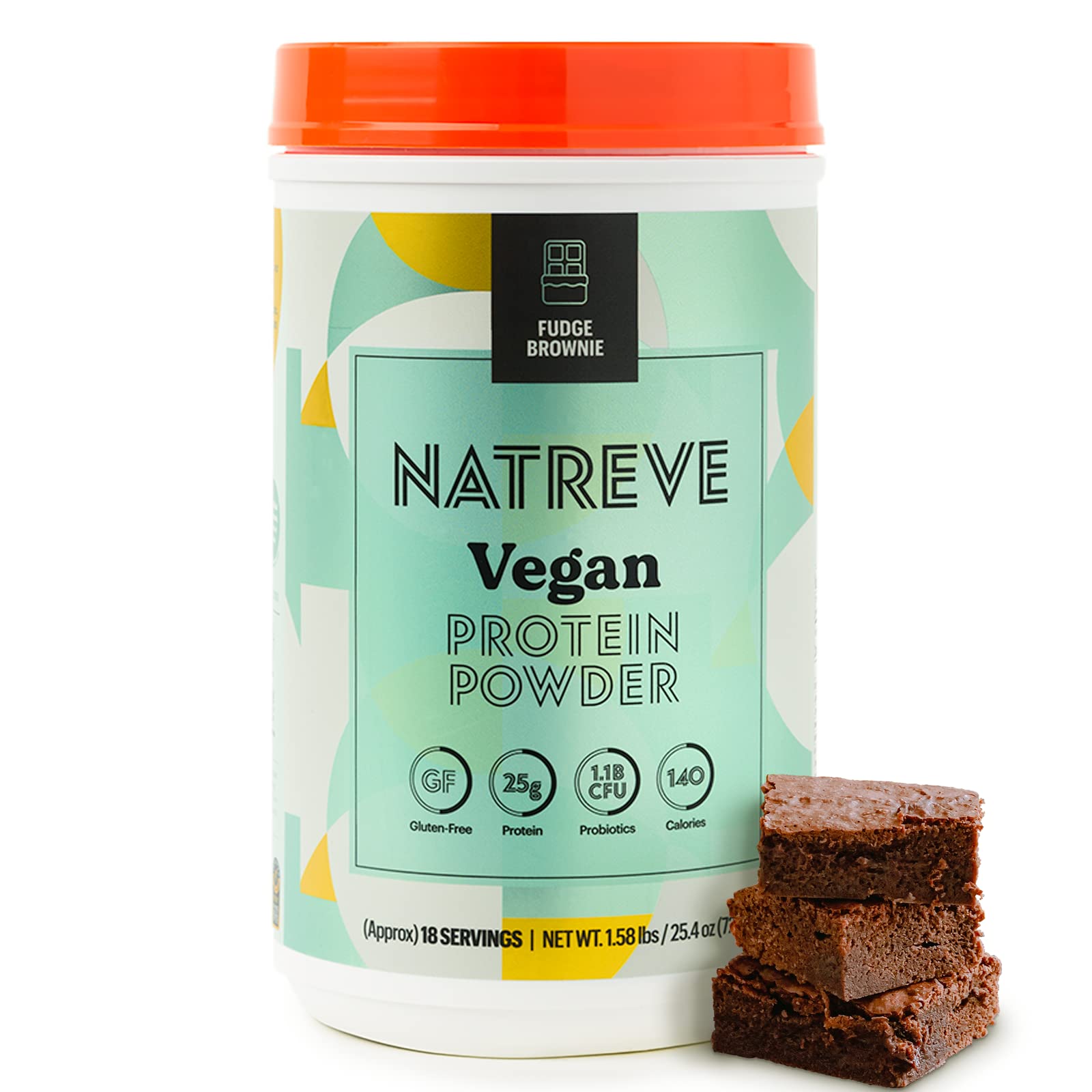 Natreve Vegan Protein Powder 25g Plant Based Protein Powder with