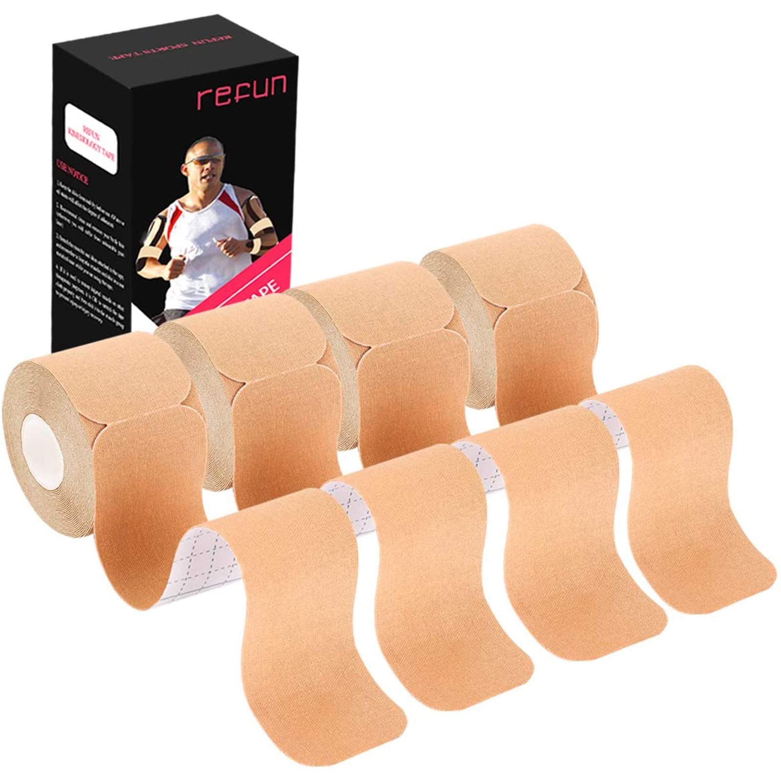 135 Feet) Bulk Kinesiology Tape Waterproof Roll Sports Therapy