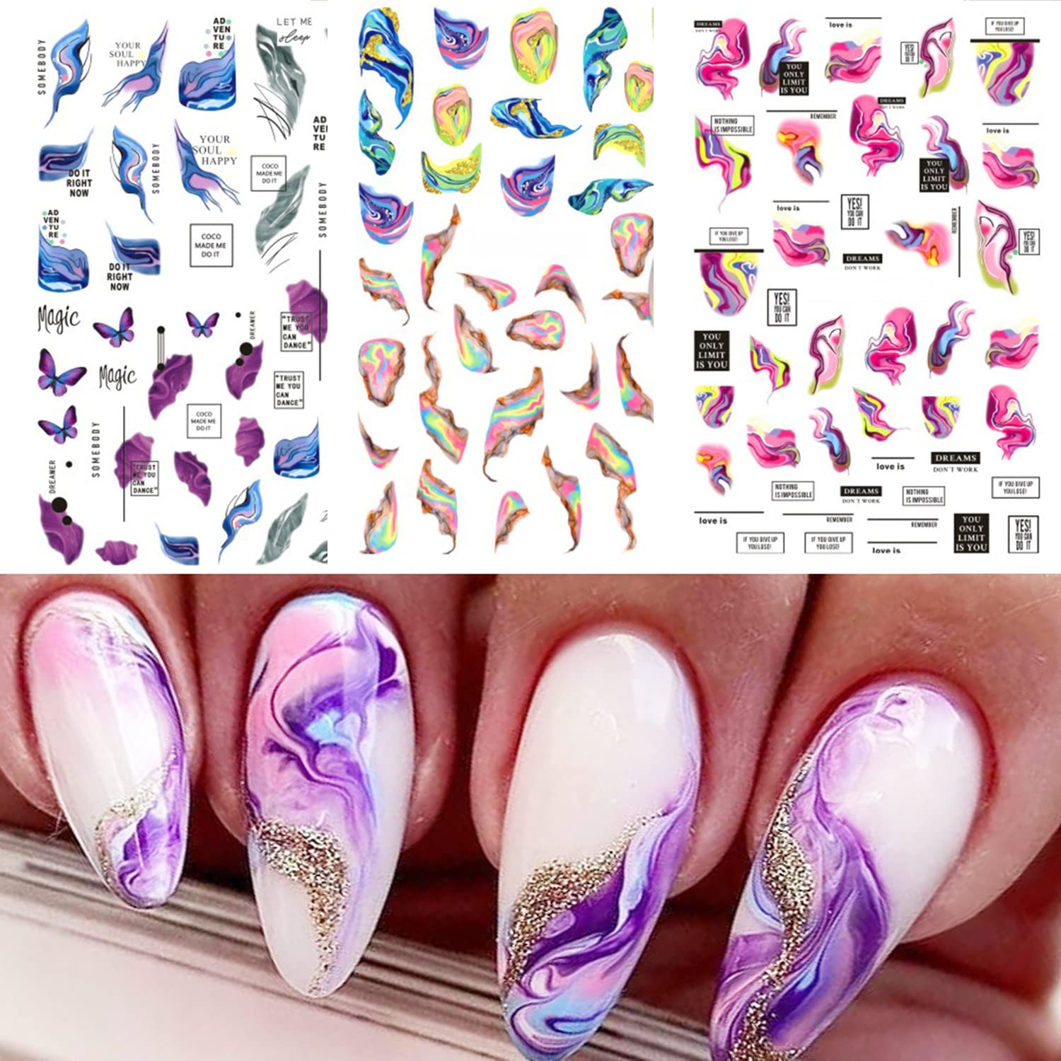Amazon.com: Nail Art Sticker Ocean Nail Decals Beach Coconut Tree Drinking Nail  Design for Women for Nail Art Accessories Nail Art Supplies Acrylic Nail  Decorations 12Pcs Nail : Beauty & Personal Care