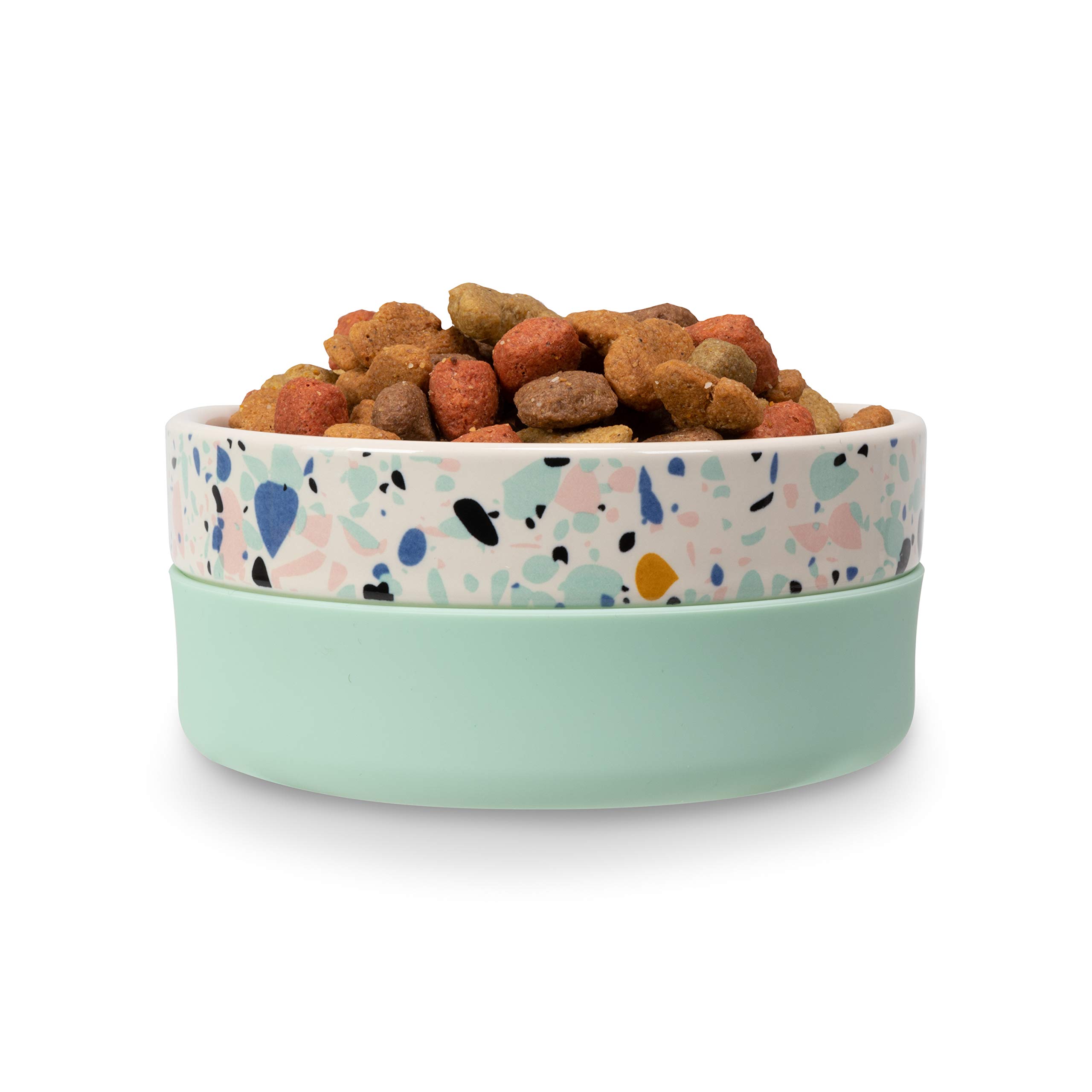 Jonathan Adler: Now House Mint Terrazzo Bowl, Small or Medium - Now House  for Pets Ceramic Dog Bowl - Ceramic Dog Food Bowl, Dog Accessories, Pet  Supplies, Dog Water Bowl, Puppy Bowls