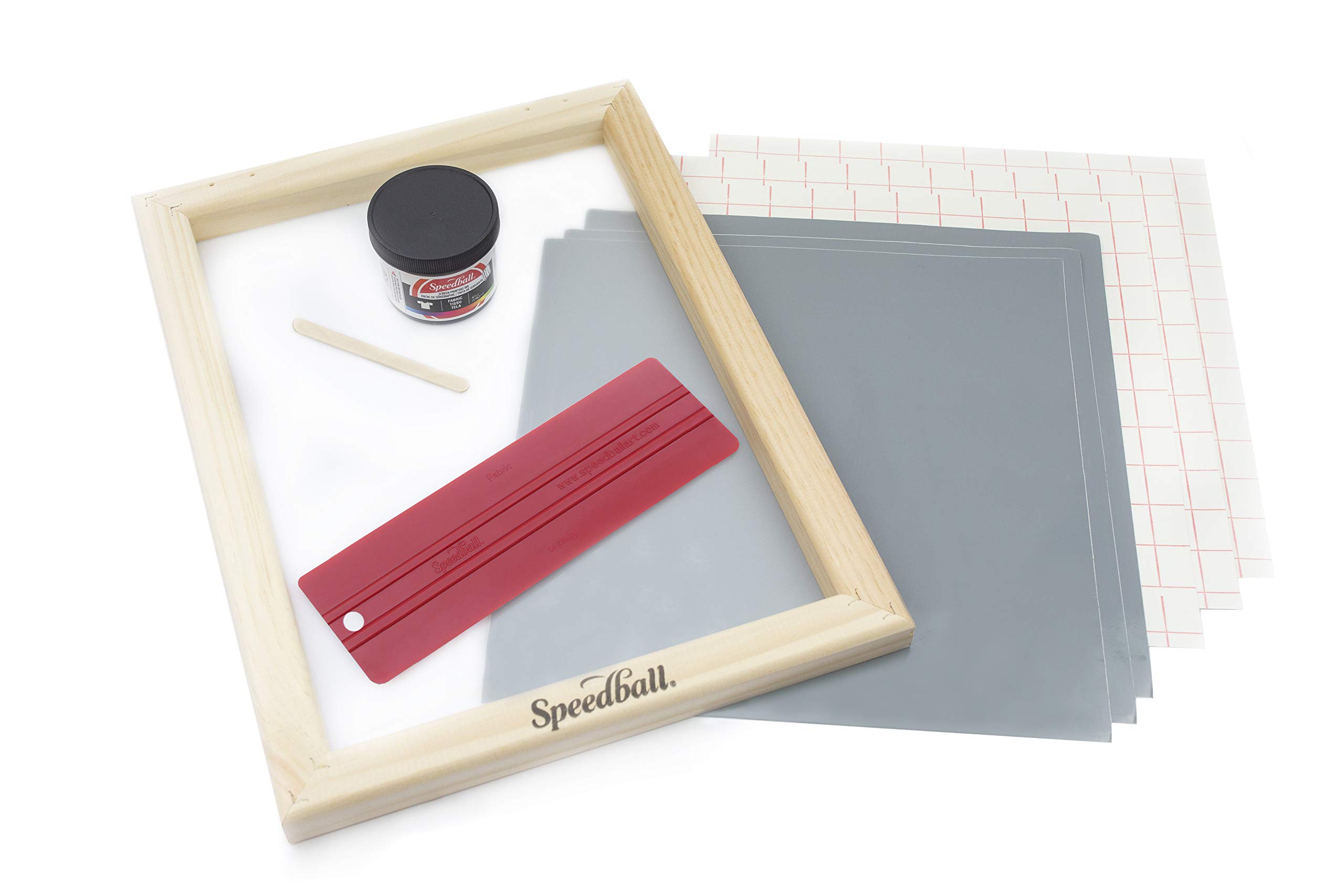 Speedball Beginner Screen Printing Craft Vinyl Kit Use with Cutting Machine  to Easily Print Custom T