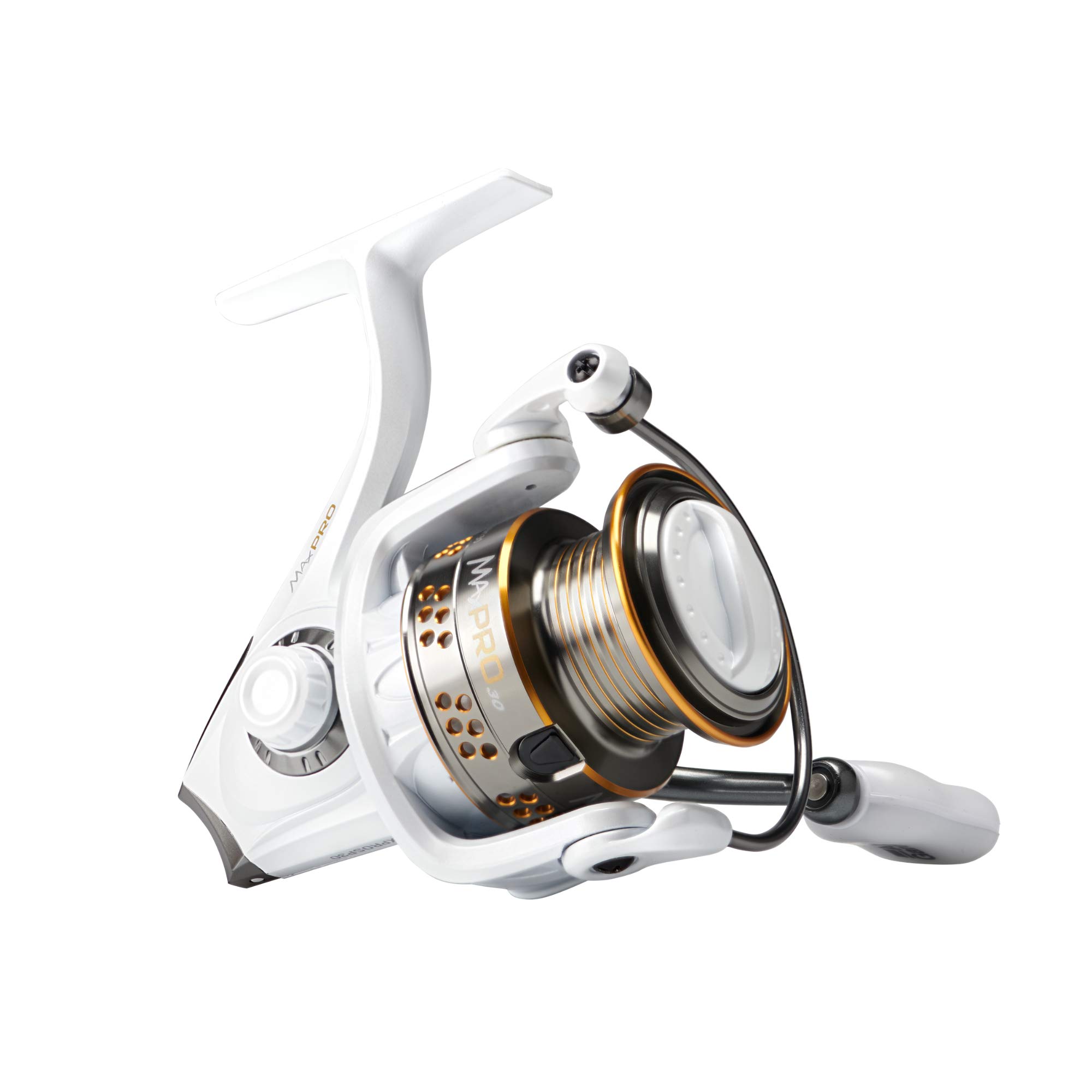 Abu Garcia Max Pro Spinning Reel, Size 60, Right/Left Handle Position,  Graphite Body, Corrosion-Resistant