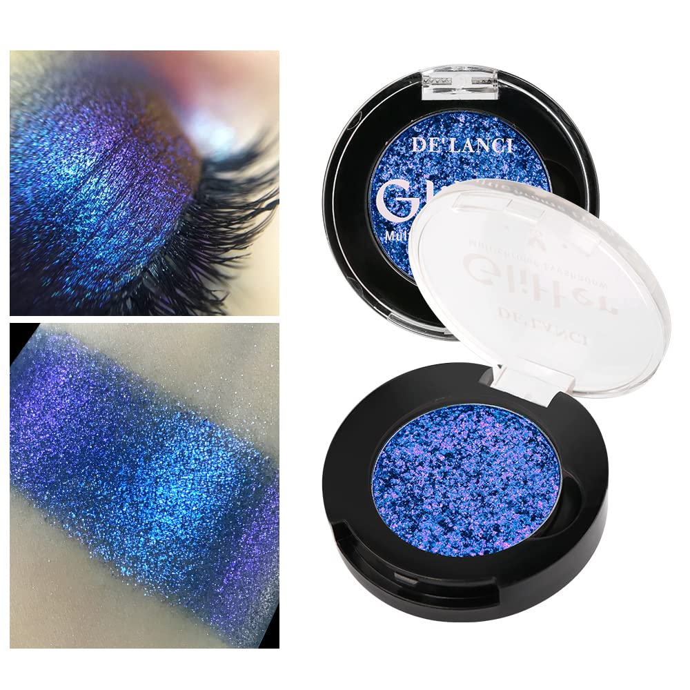 Purple-Blue Loose Glitter Makeup Collection – Glamierre