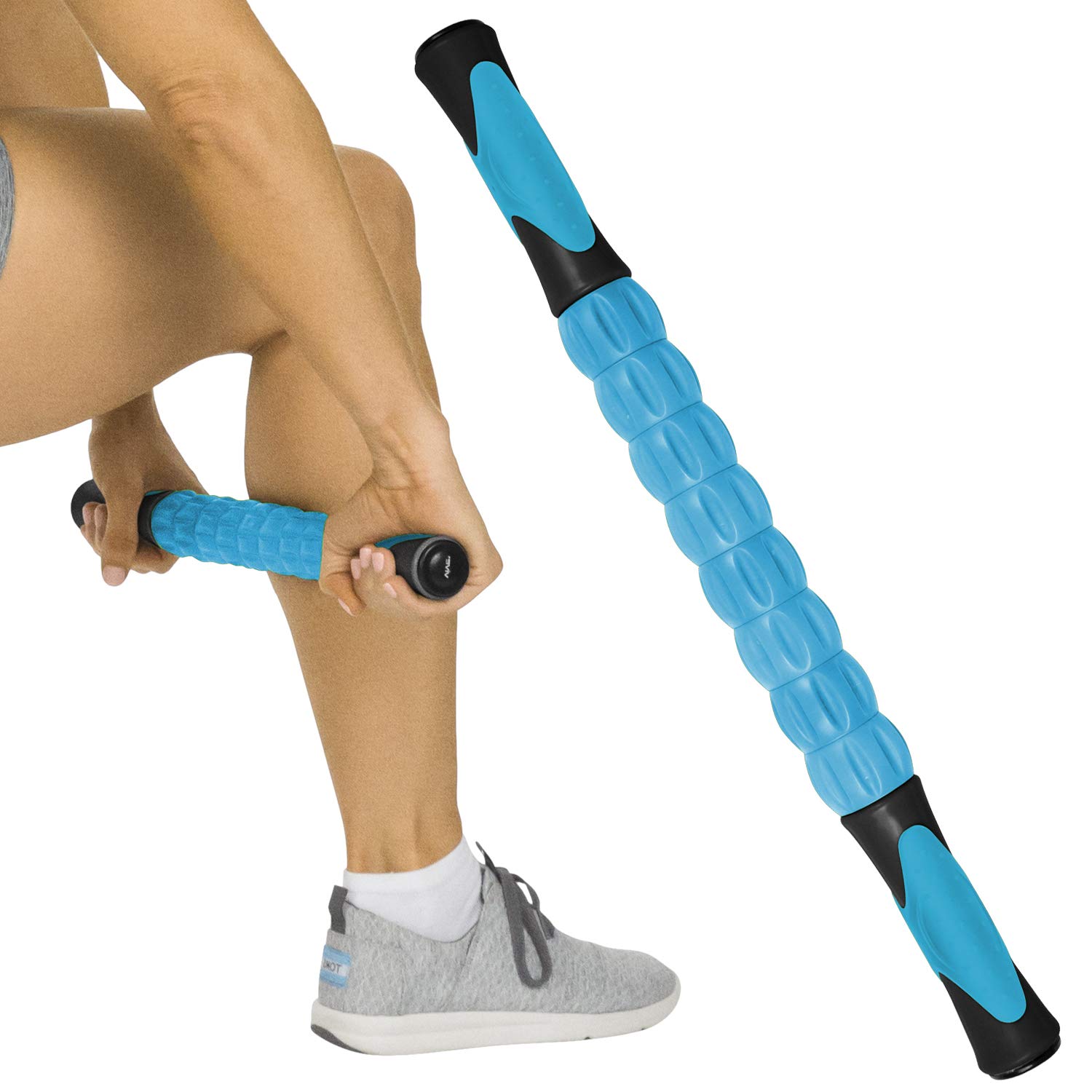 Vive Massage Stick Roller for Muscle Back Legs - Deep Tissue Body