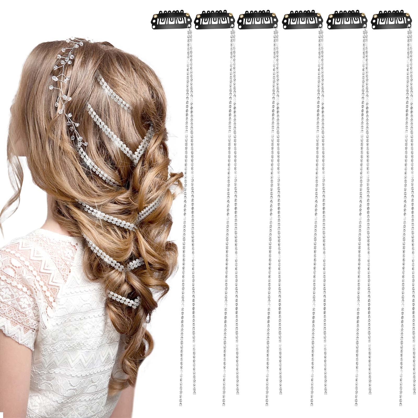 Rhinestone Hair Extensions 