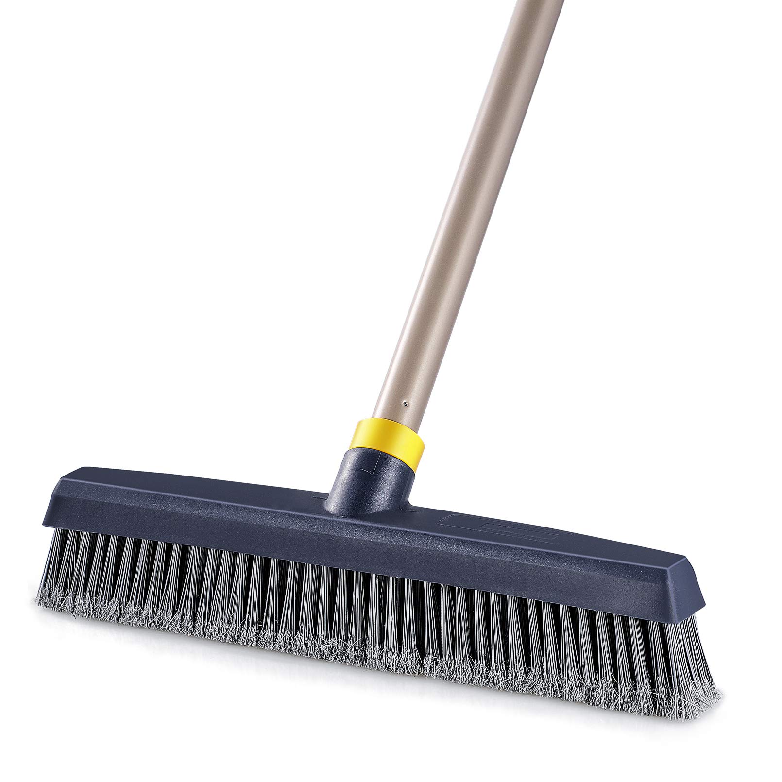 Yocada Push Broom Brush Stiff Bristles Broom Head Telescopic Heavy