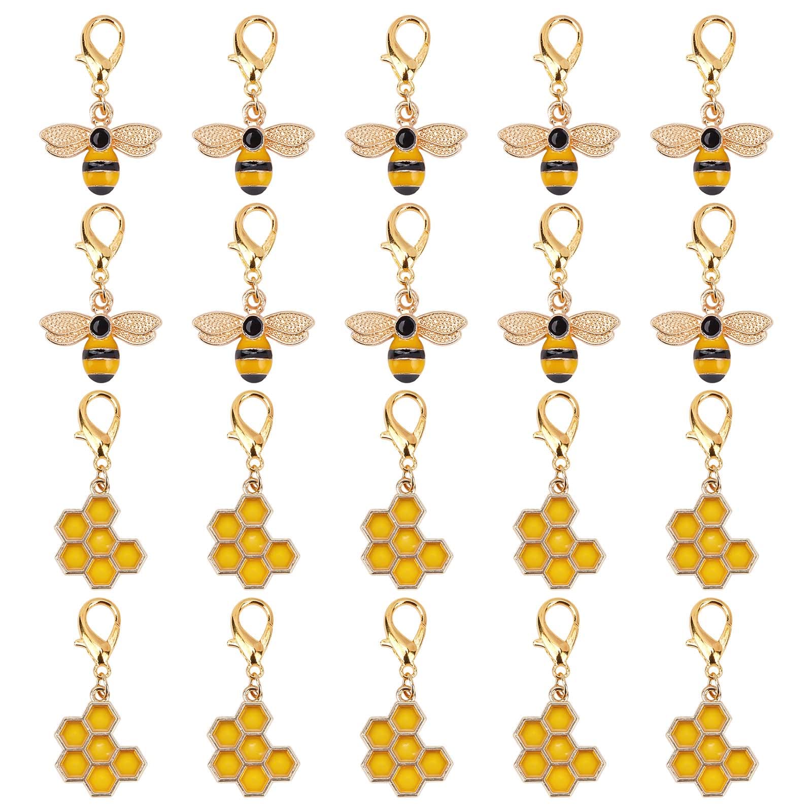 Number Charm Crochet Stitch Markers