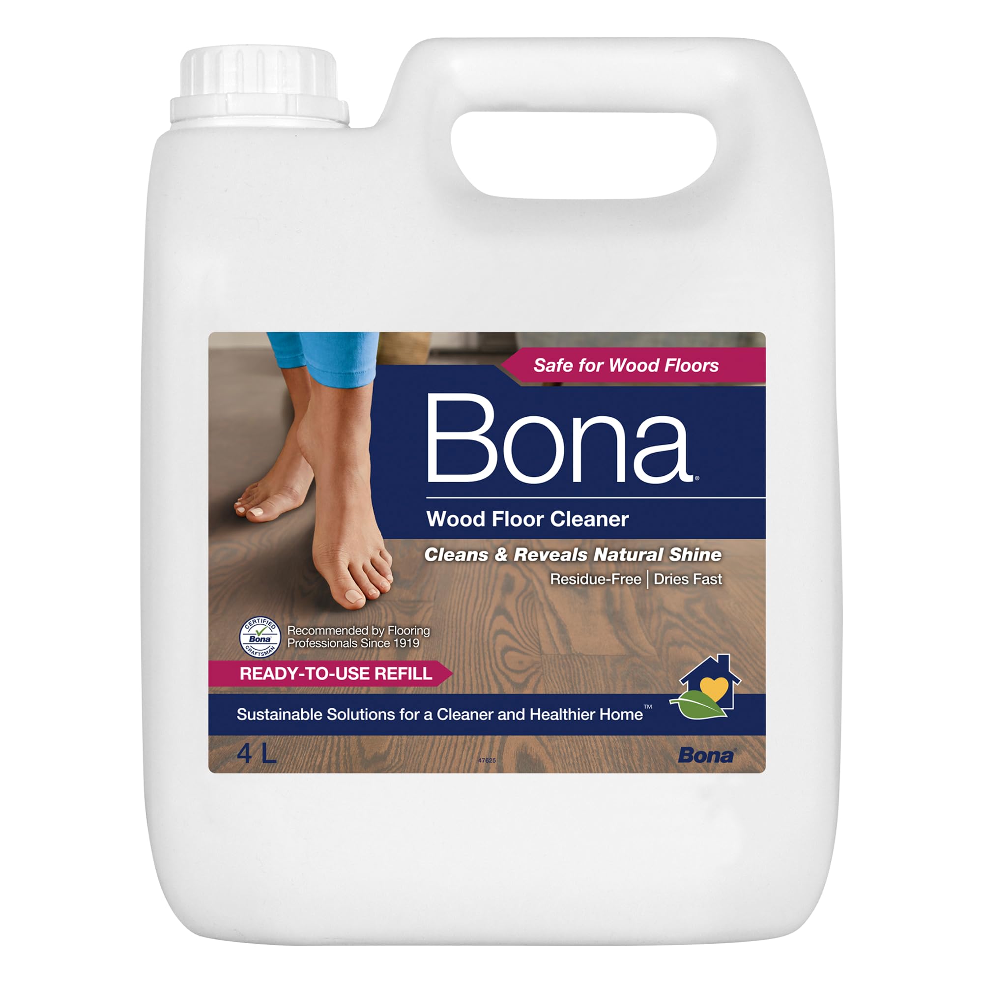 Bona Wood Floor Cleaner 2.5L Bona Re-fill Cleaner for Oiled Floors