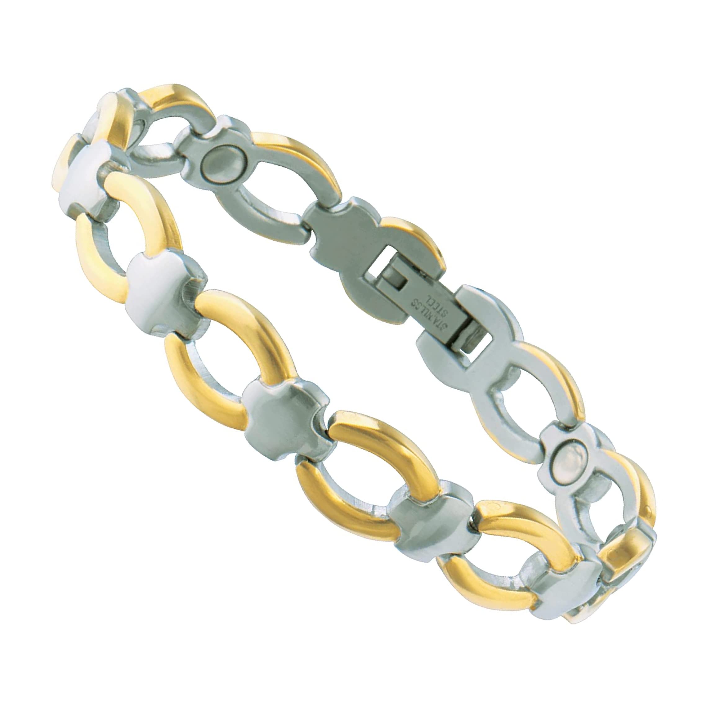 Pro-Magnetic Sport White Wristband | Sabona Copper Bracelets & Magnetic  Bracelets