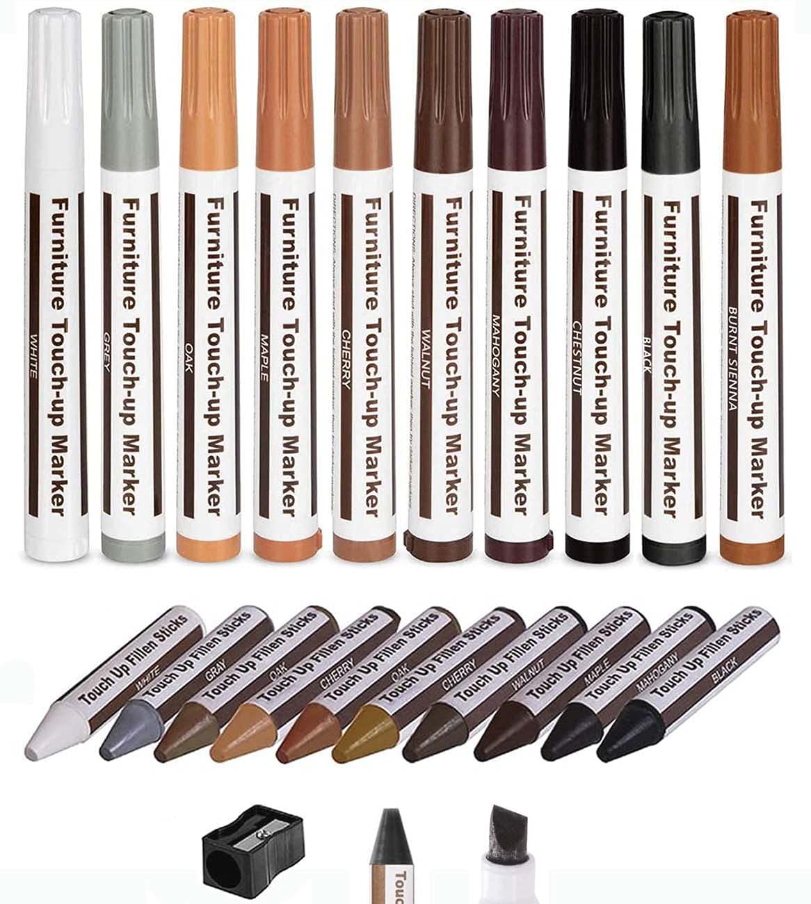 Wood Touch Up Markers for Furniture & Woodwork Repair