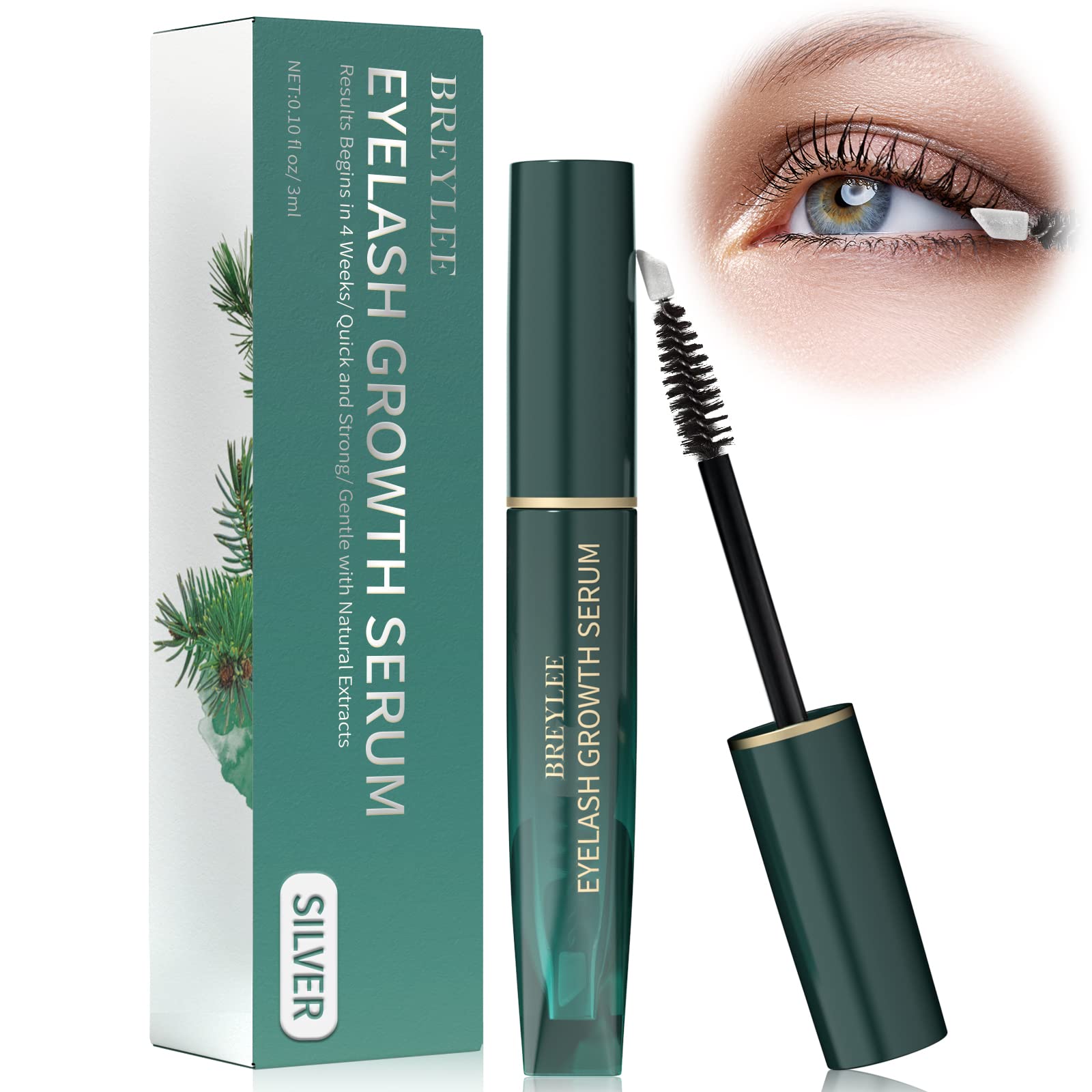 ad @Breylee.Official eyelash growth serum. Weekly updates coming