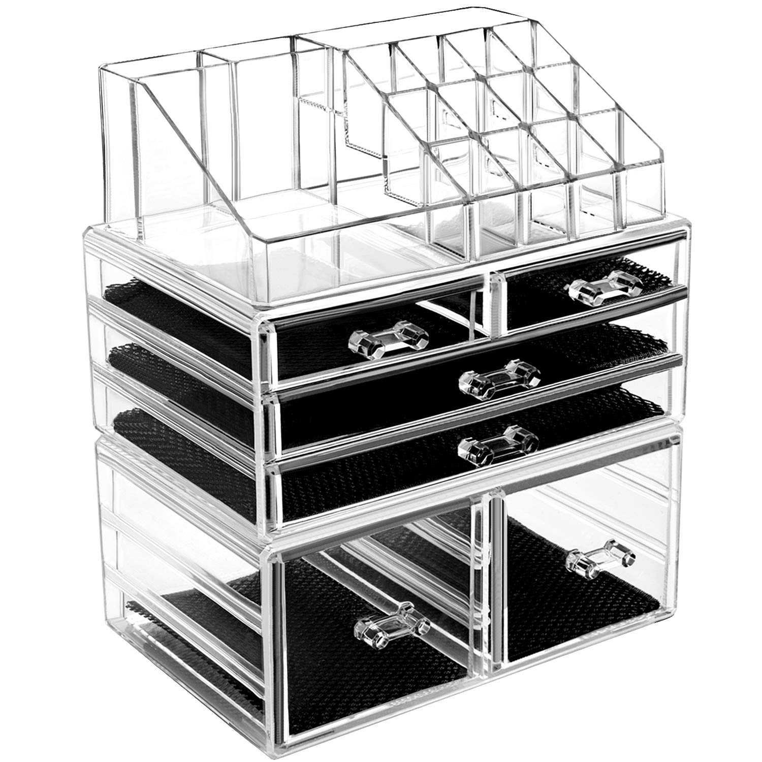 ACRYLIC MAKEUP AND JEWELRY ORGANIZER DRAWERS