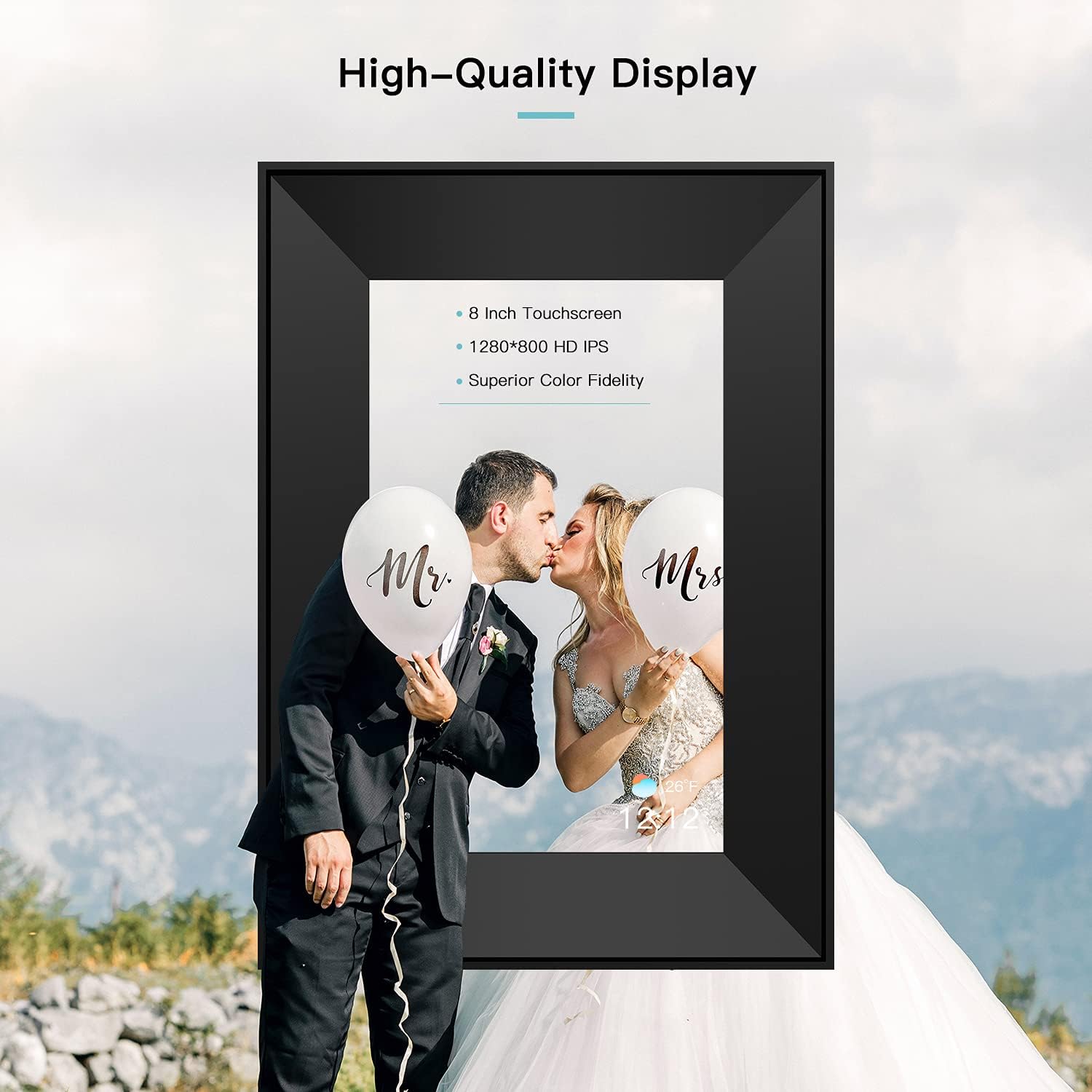 Dreamtimes 8 Inch WiFi Digital Photo Frame - Thumbnail 5