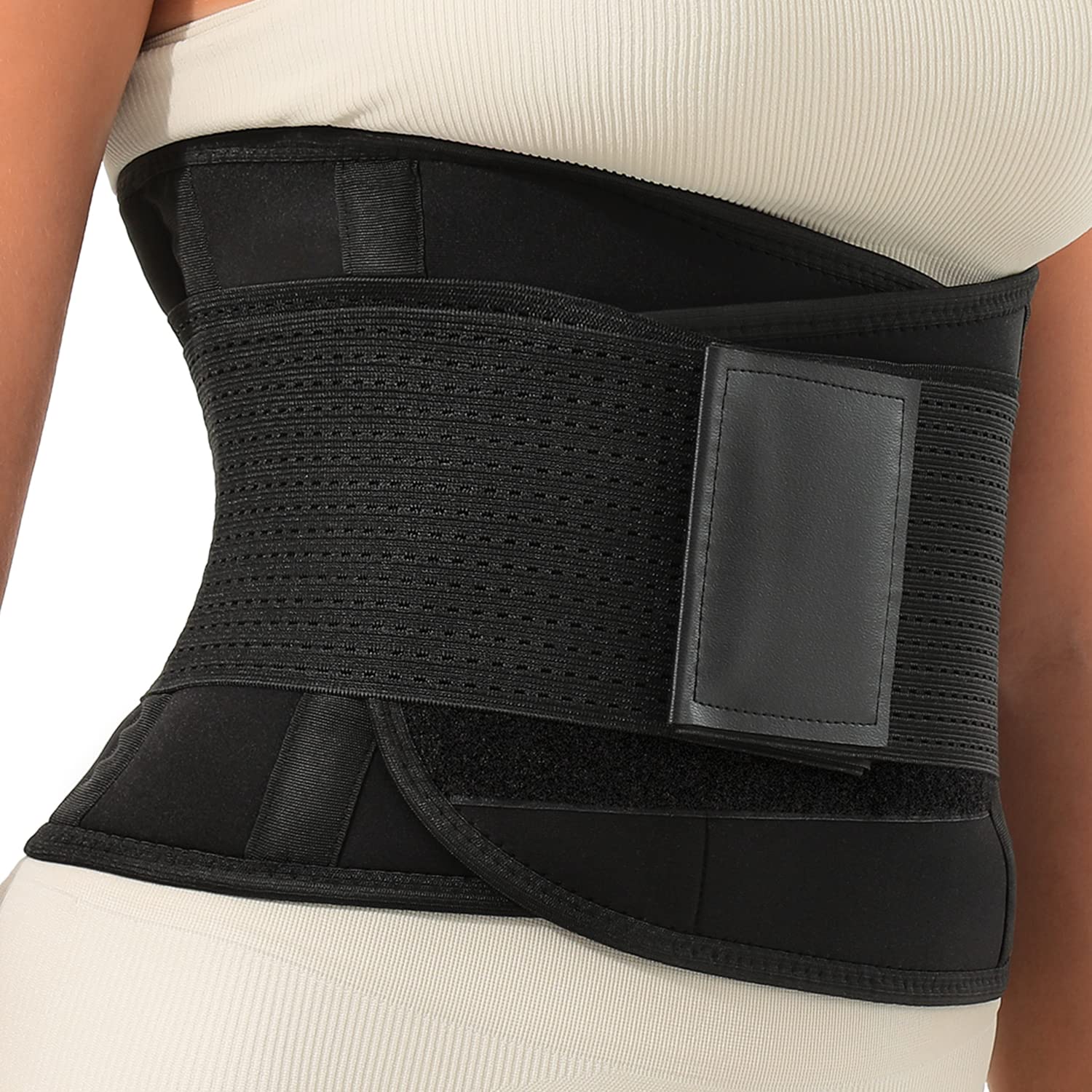 Lower Back Brace and Support Belt for Men and Women Adjustable Compression  Band with 3 Bones for Pain Relief 