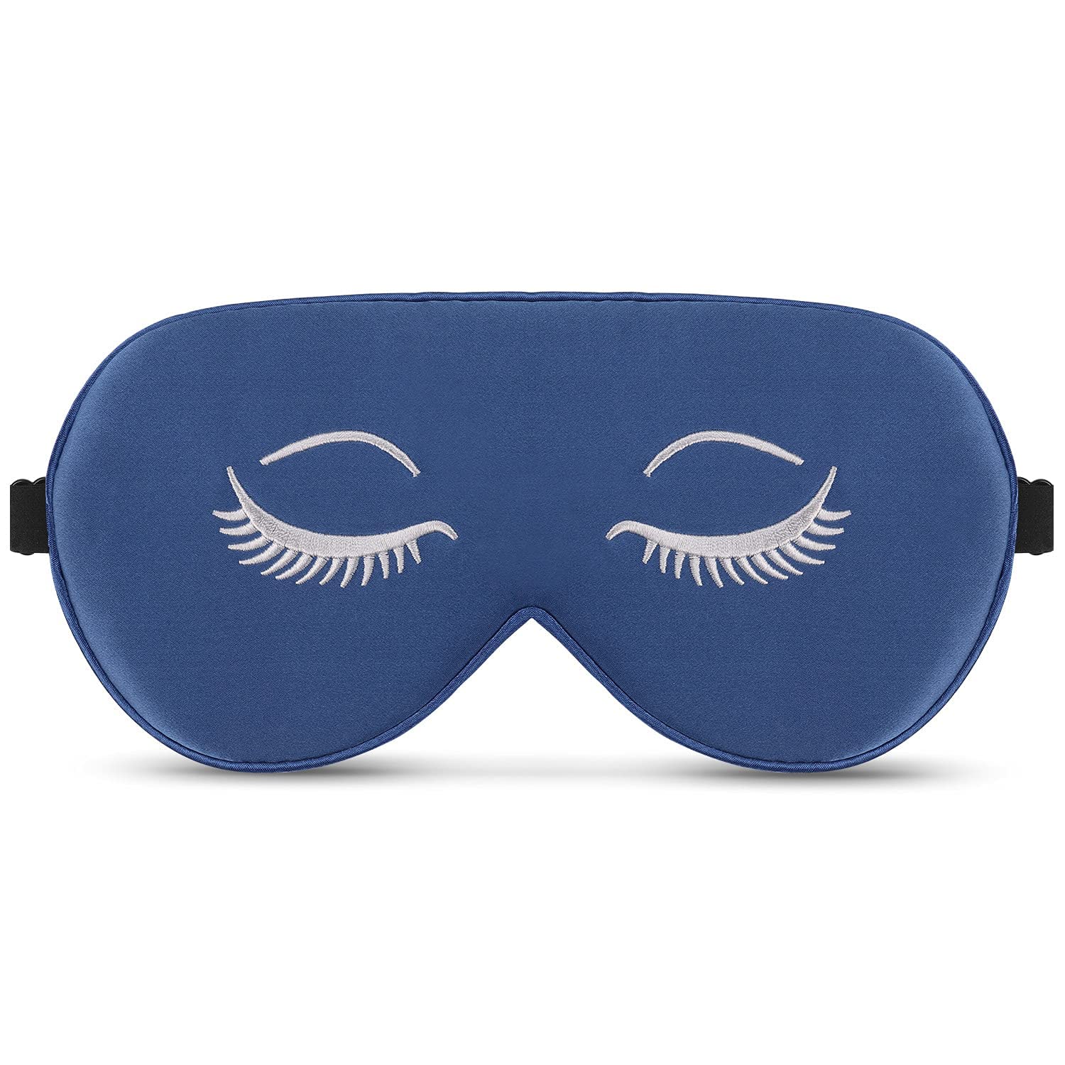 Alaska Bear Natural Silk Sleep Mask, Blindfold, Super Smooth Eye Mask (One  Strap)