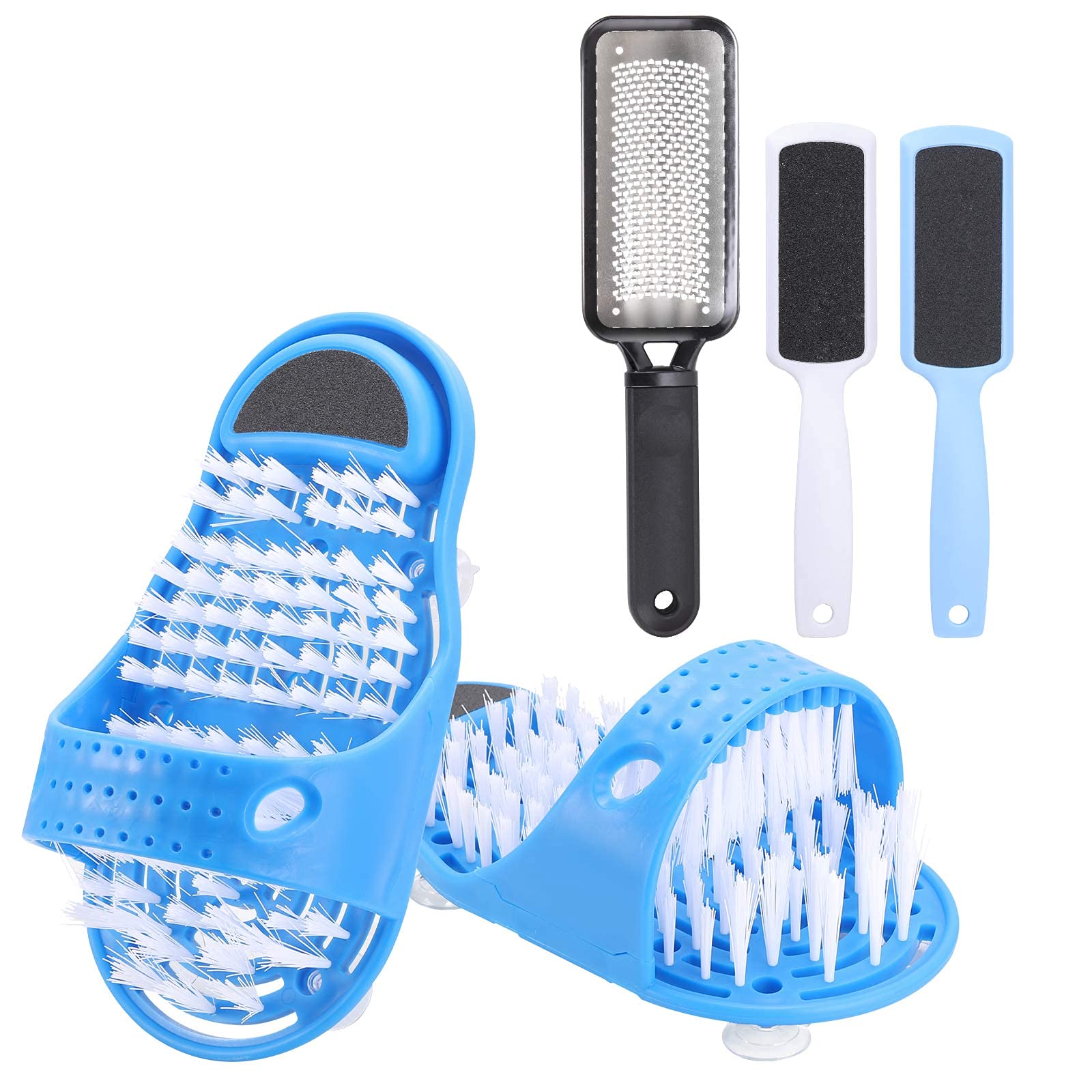 Amazon.com : Tbestmax Shower Foot Scrubber Feet Cleaner Washer Brush for  Floor Spas Massage, Slipper for Exfoliating Cleaning : Beauty & Personal  Care