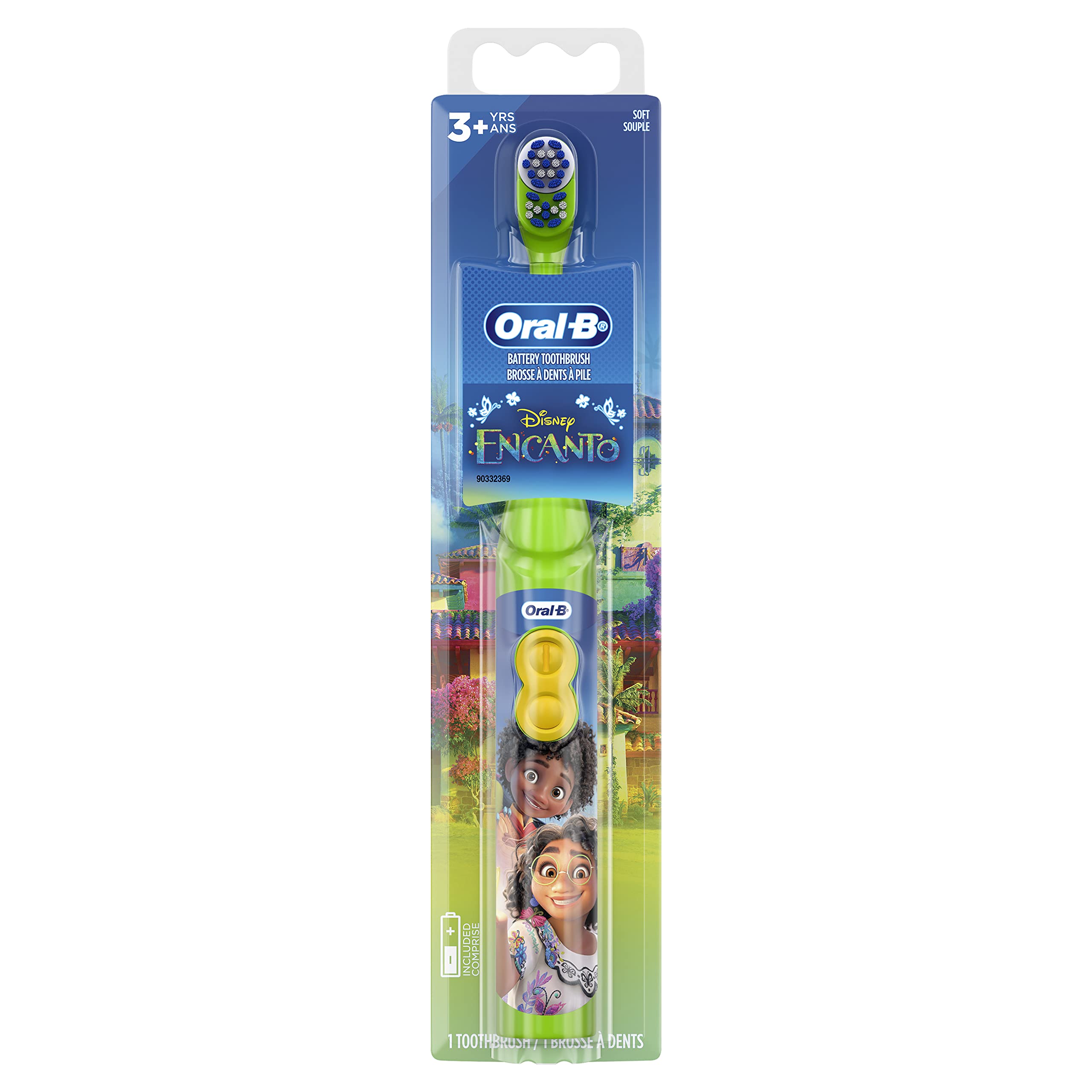 OralB Kid's Battery Toothbrush Featuring Disney's Encanto Soft