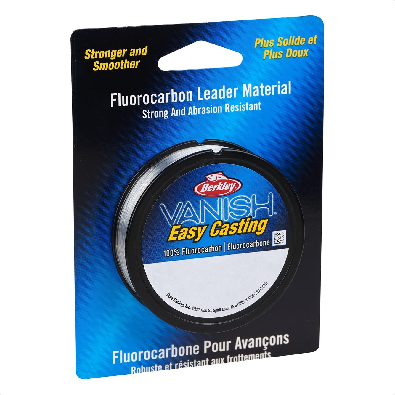 Berkley Vanish Leader Material, Clear, 8lb, 3.6kg, 50yd