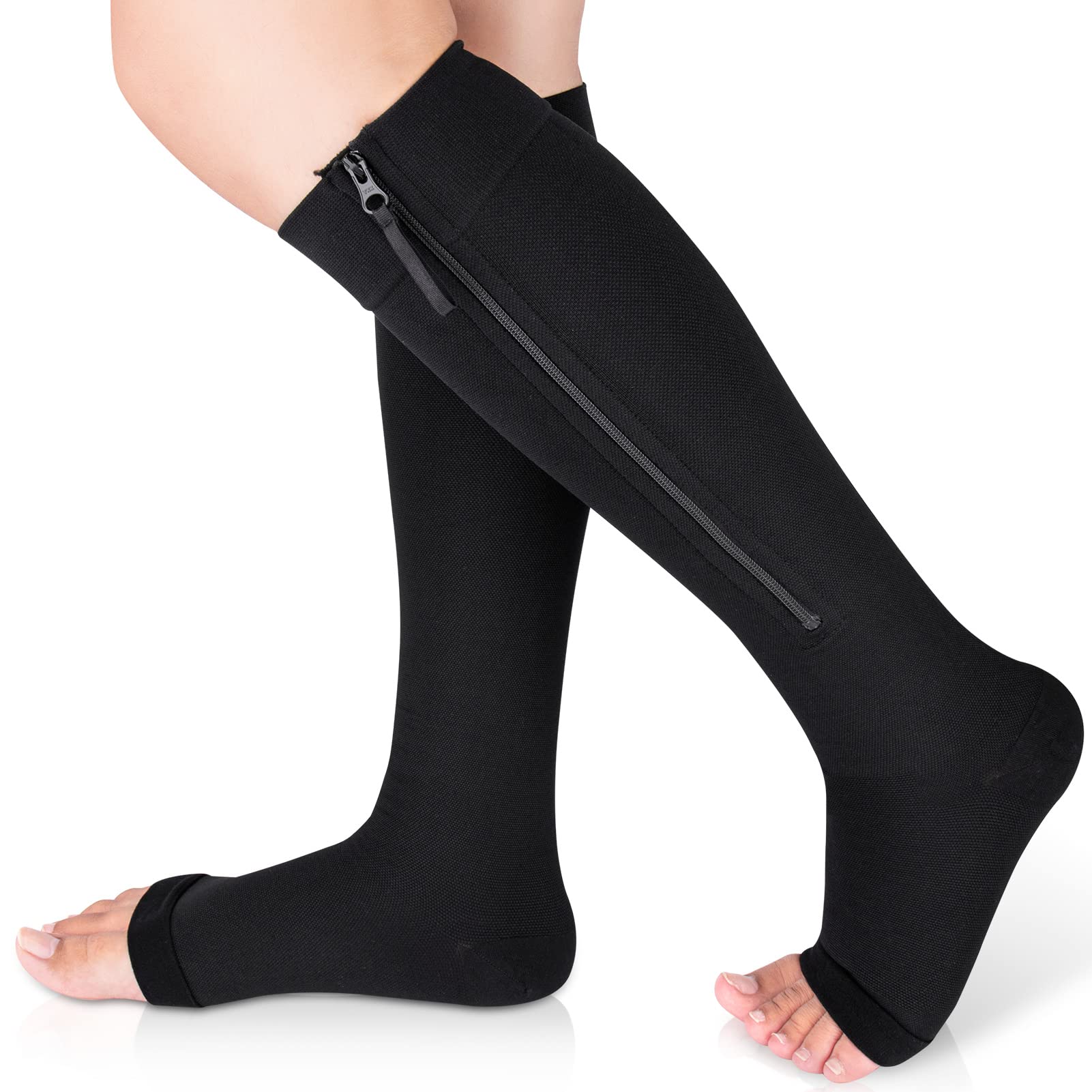 1PAIR Unisex Knee-High Medical Compression Stockings Varicose