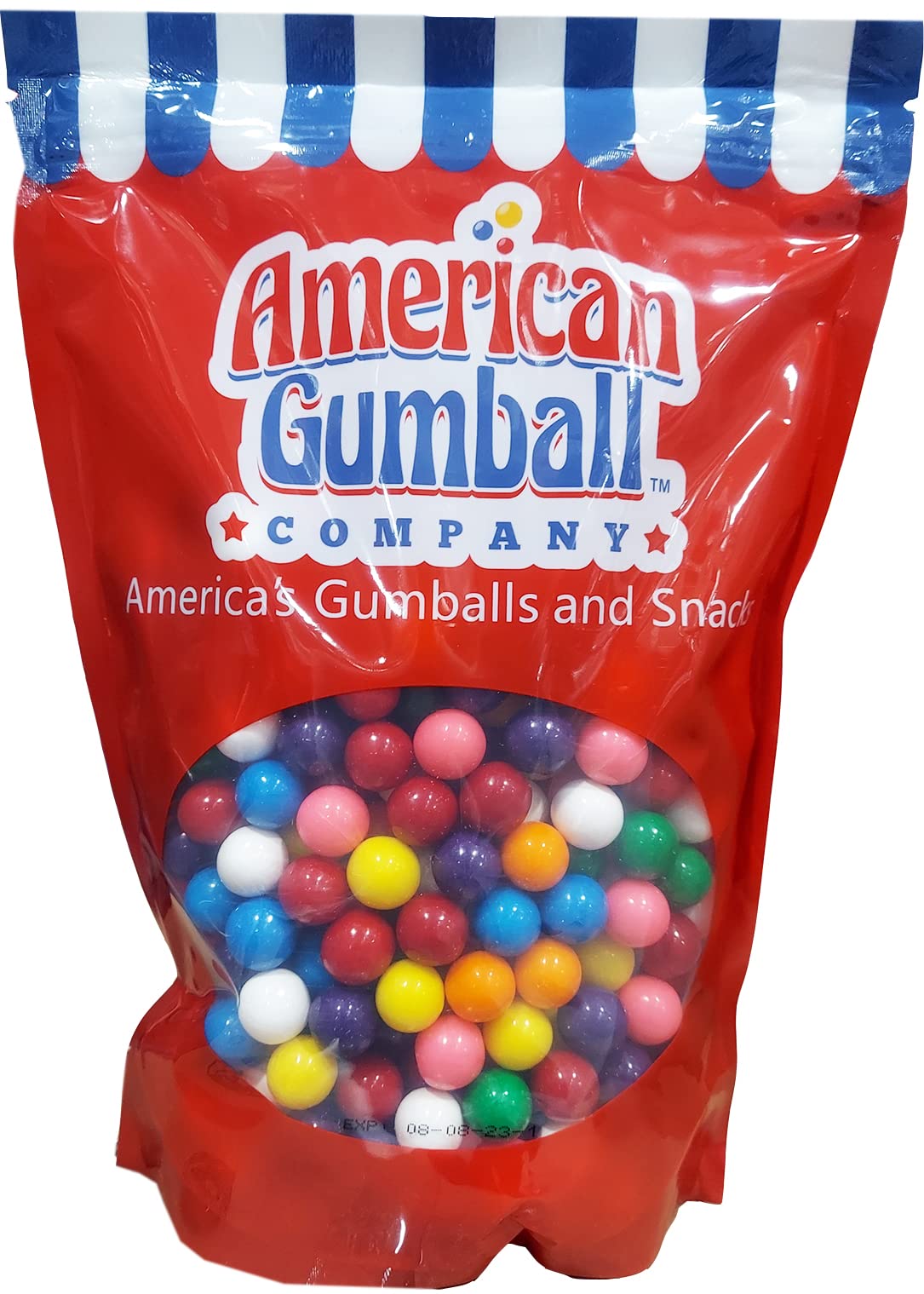 Gumballs for Gumball Machines - Apx. 620 Rainbow Gumballs - 2 Pounds -  Gumballs Refill - Mini Gumballs 1/2 Inch - Bulk Candy for Candy Machine