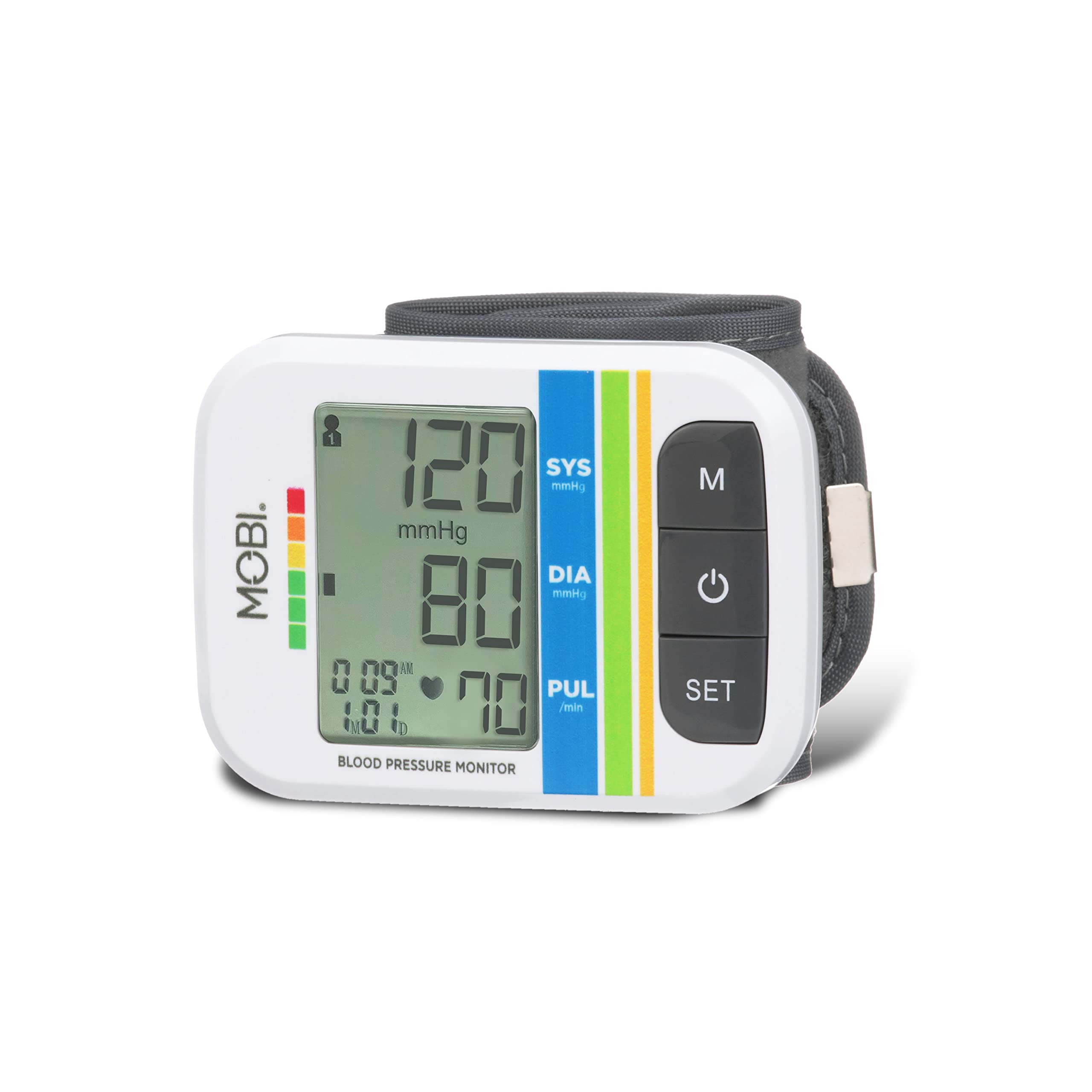 MOBI Smart Upper Arm Blood Pressure Monitor with Wide Range Cuff