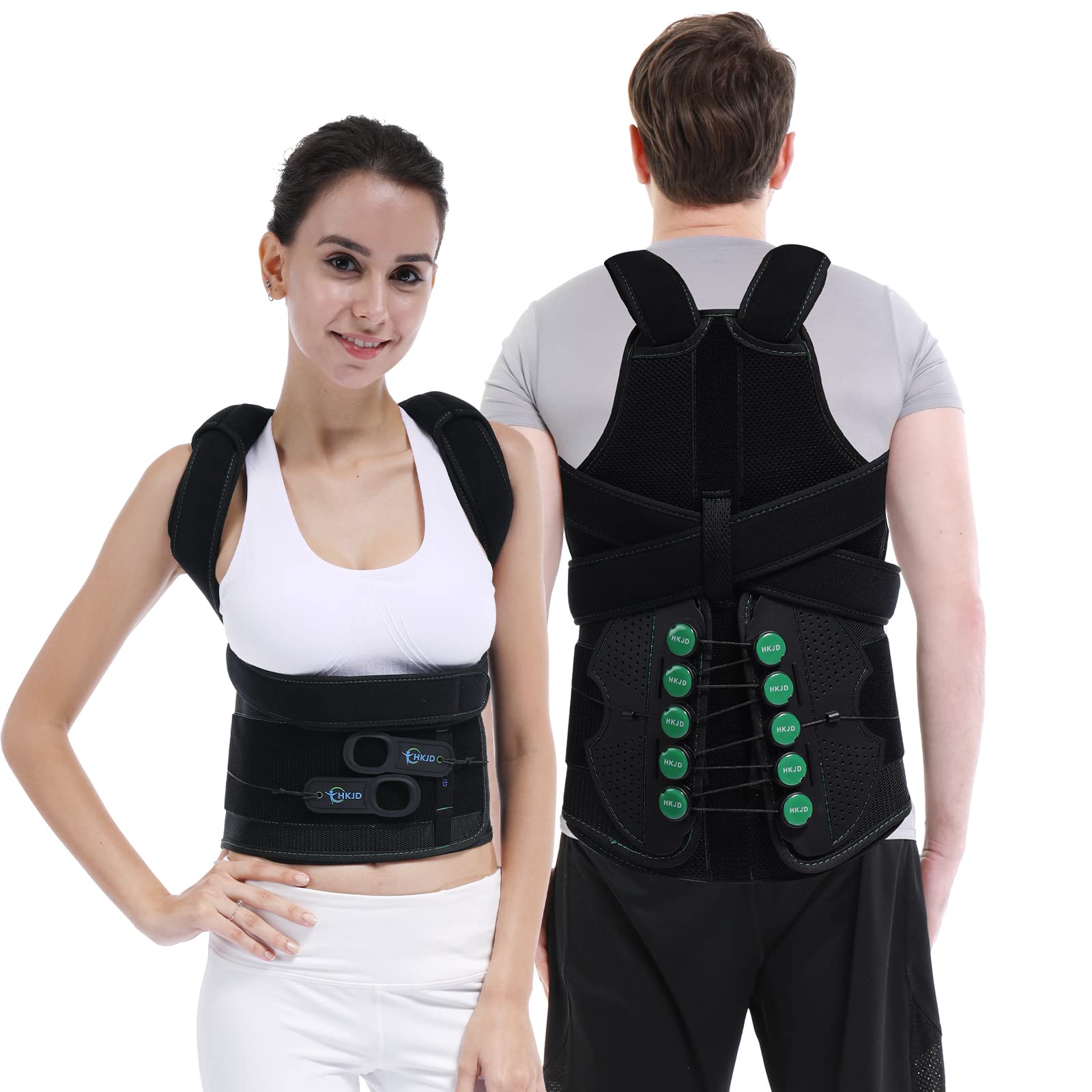 TLSO Thoracic Full Back Brace- Thoracic Lumbar Sacral Orthotic Compression  Fractures Upper Spine Injuries Pre or