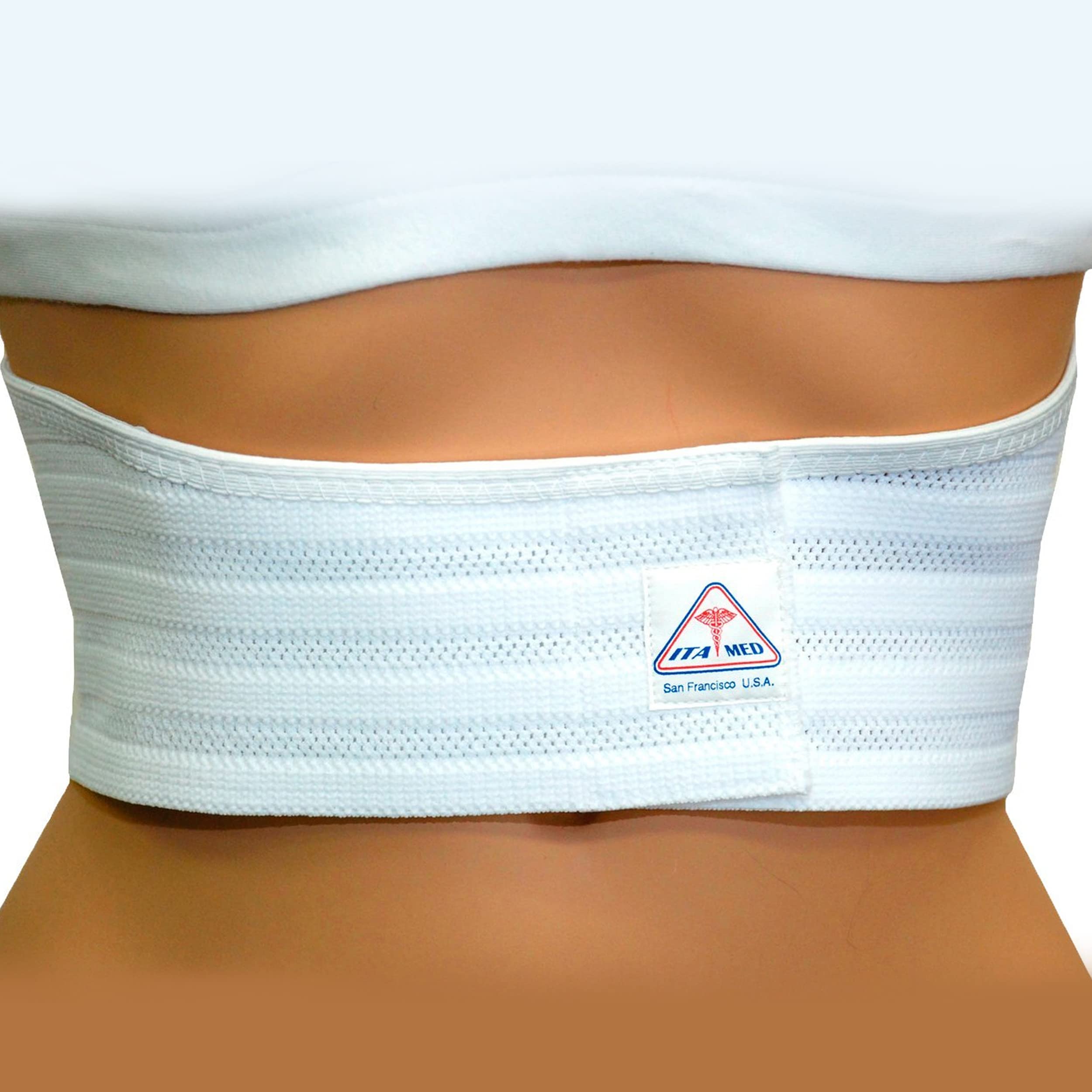 ITA-MED Breathable Elastic Rib Brace, Best Rib Belt for Women