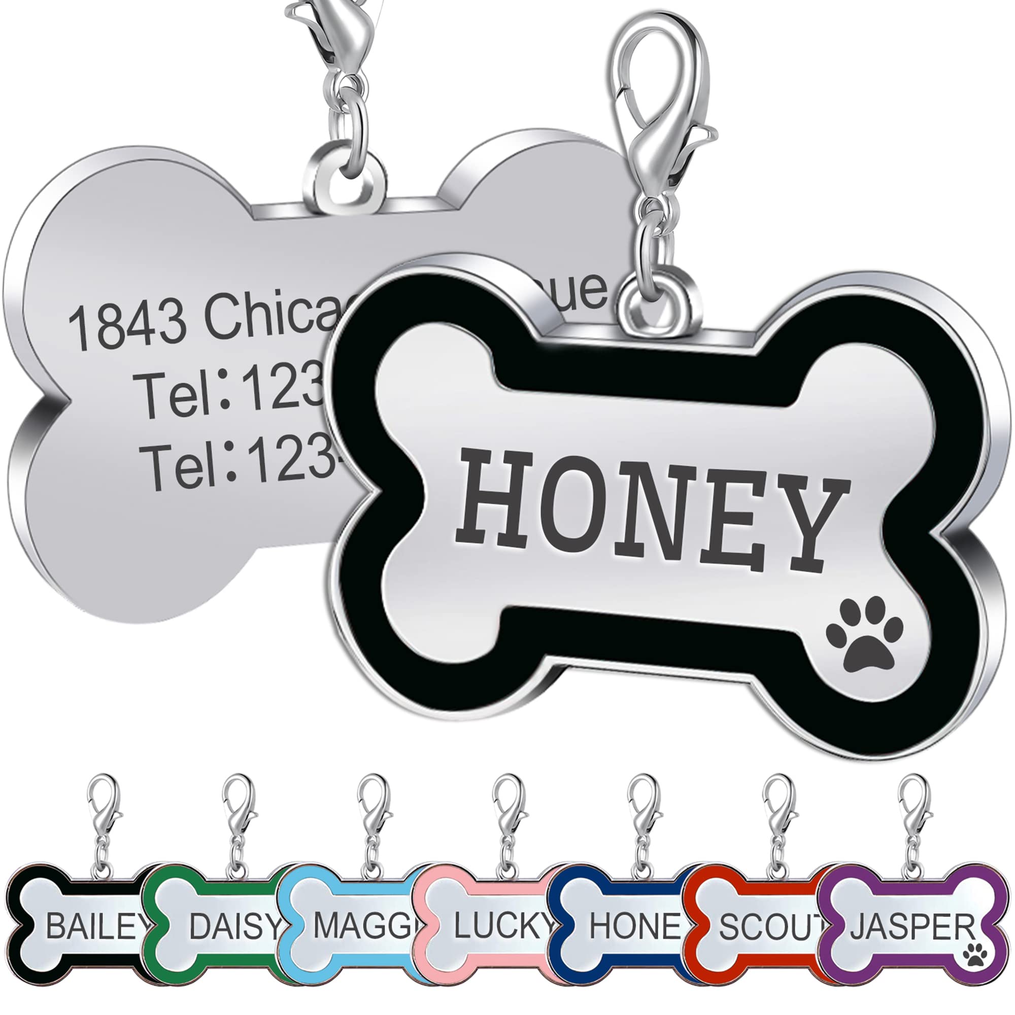 Dog Name Tags & Cat Collar Tags