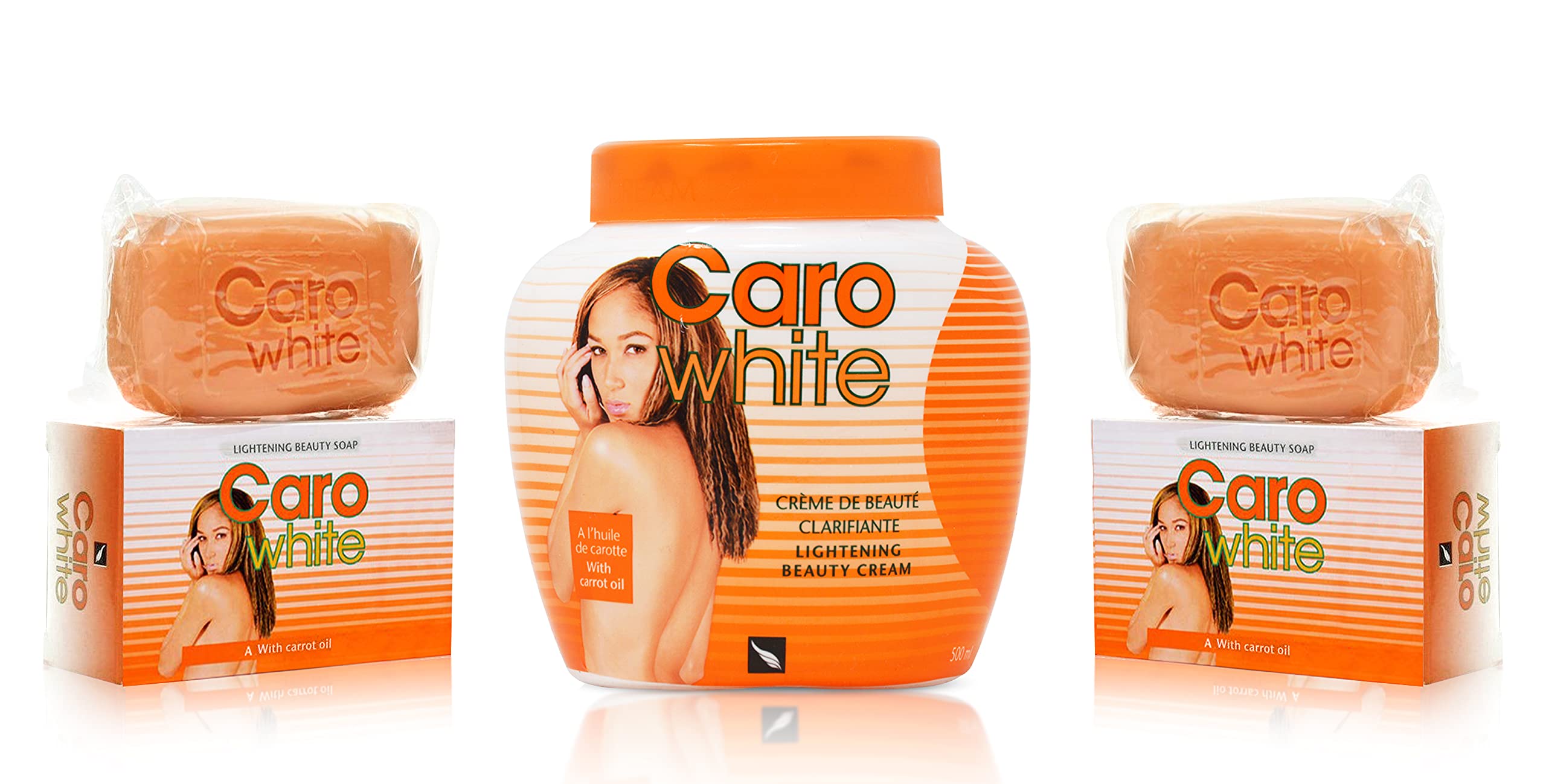 Caro White Combo 3 (1 Cream 6.9oz + 2 Soaps 6.3oz) Brand: Caro White
