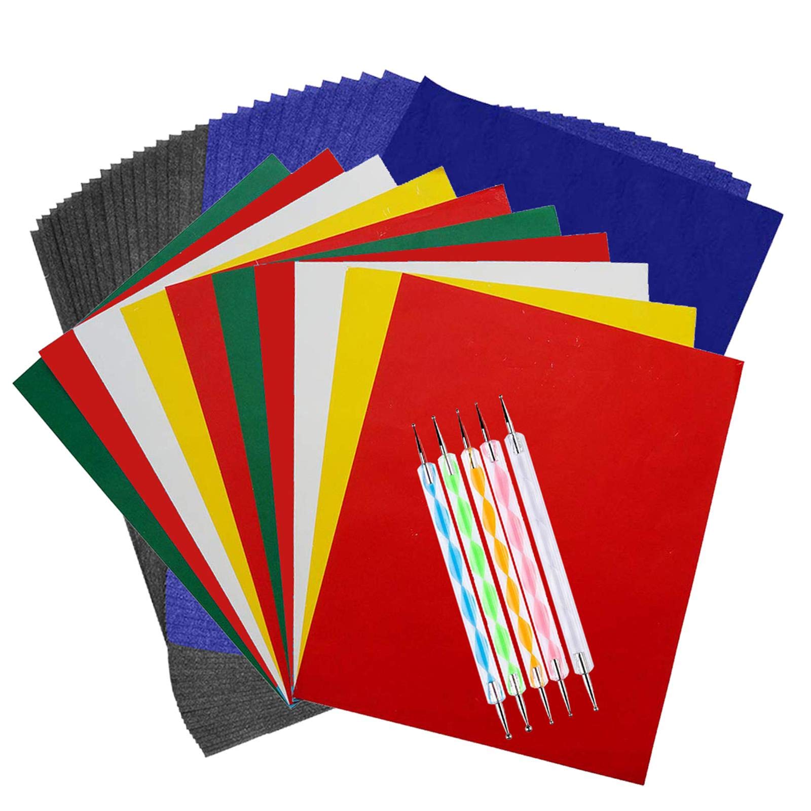 PSLER 100 Sheets Carbon Paper Sheets, Carbon Transfer Paper with 3PCS –  WoodArtSupply