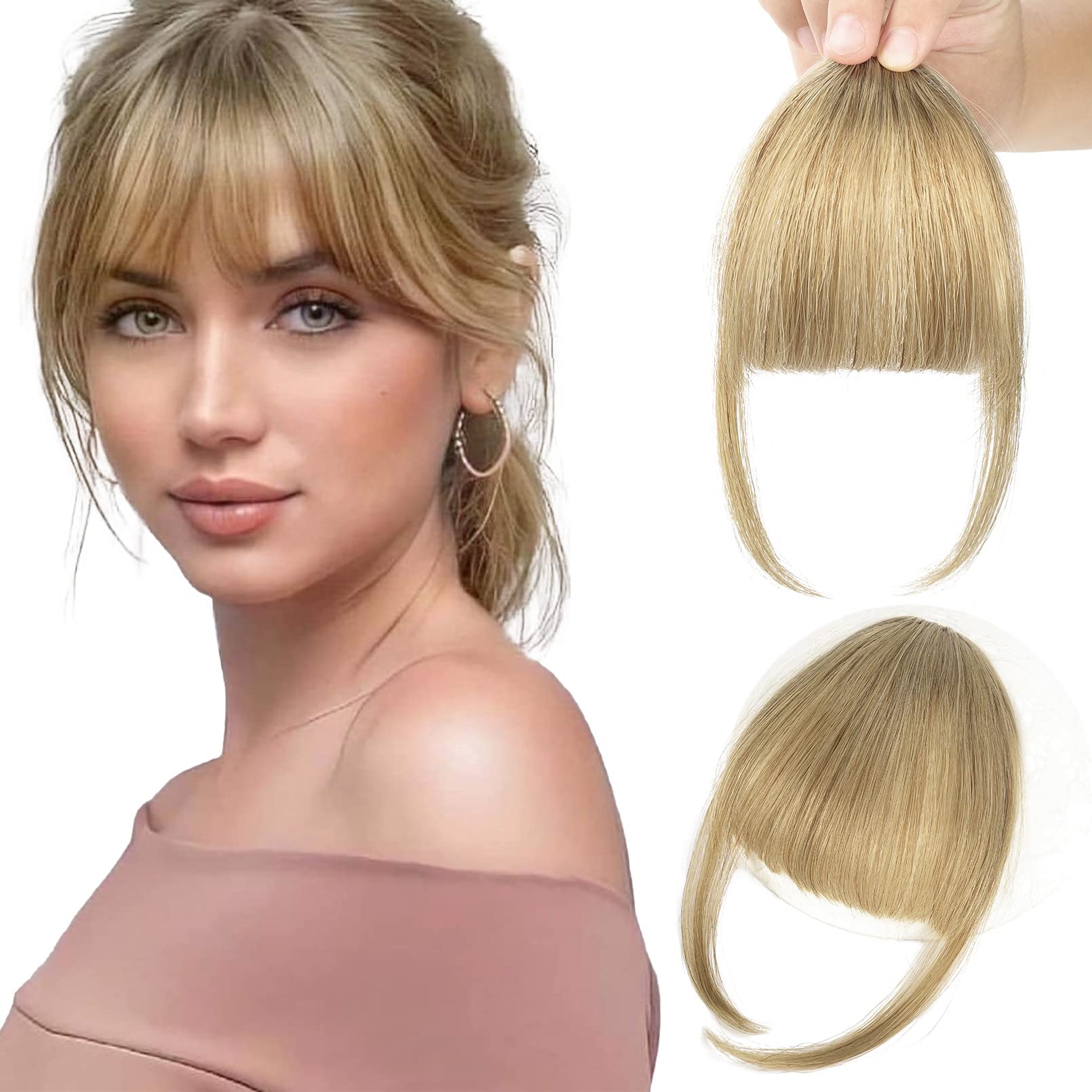 Synthetic False Bangs Clip In Hair Hairpiece Accessories Invisible Fringe  Fake Bangs Clip In Hair Extensions
