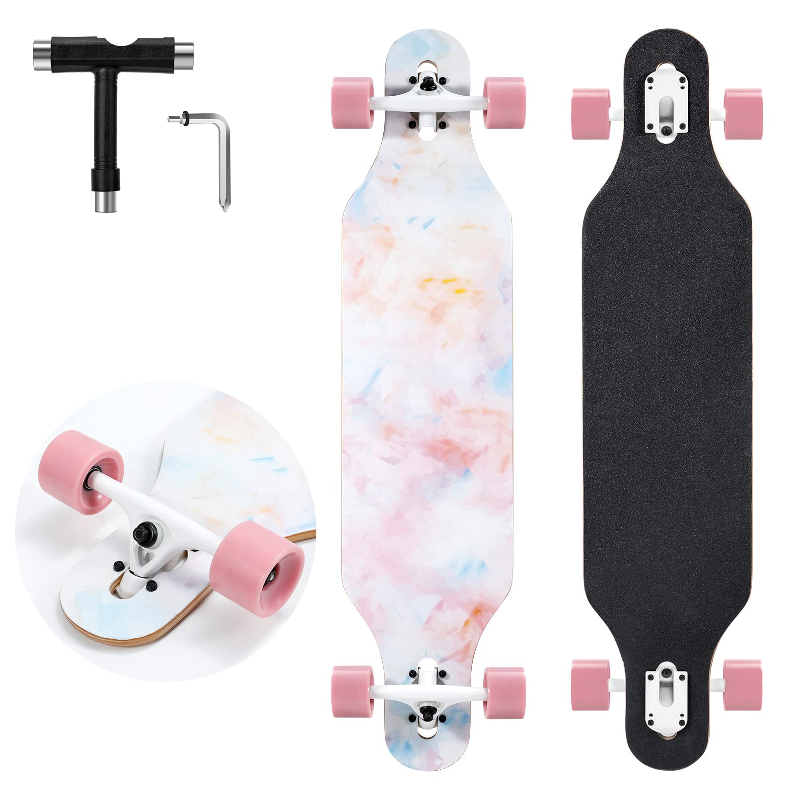 Longboard Skateboard Girls, Wood Skateboard Long Board