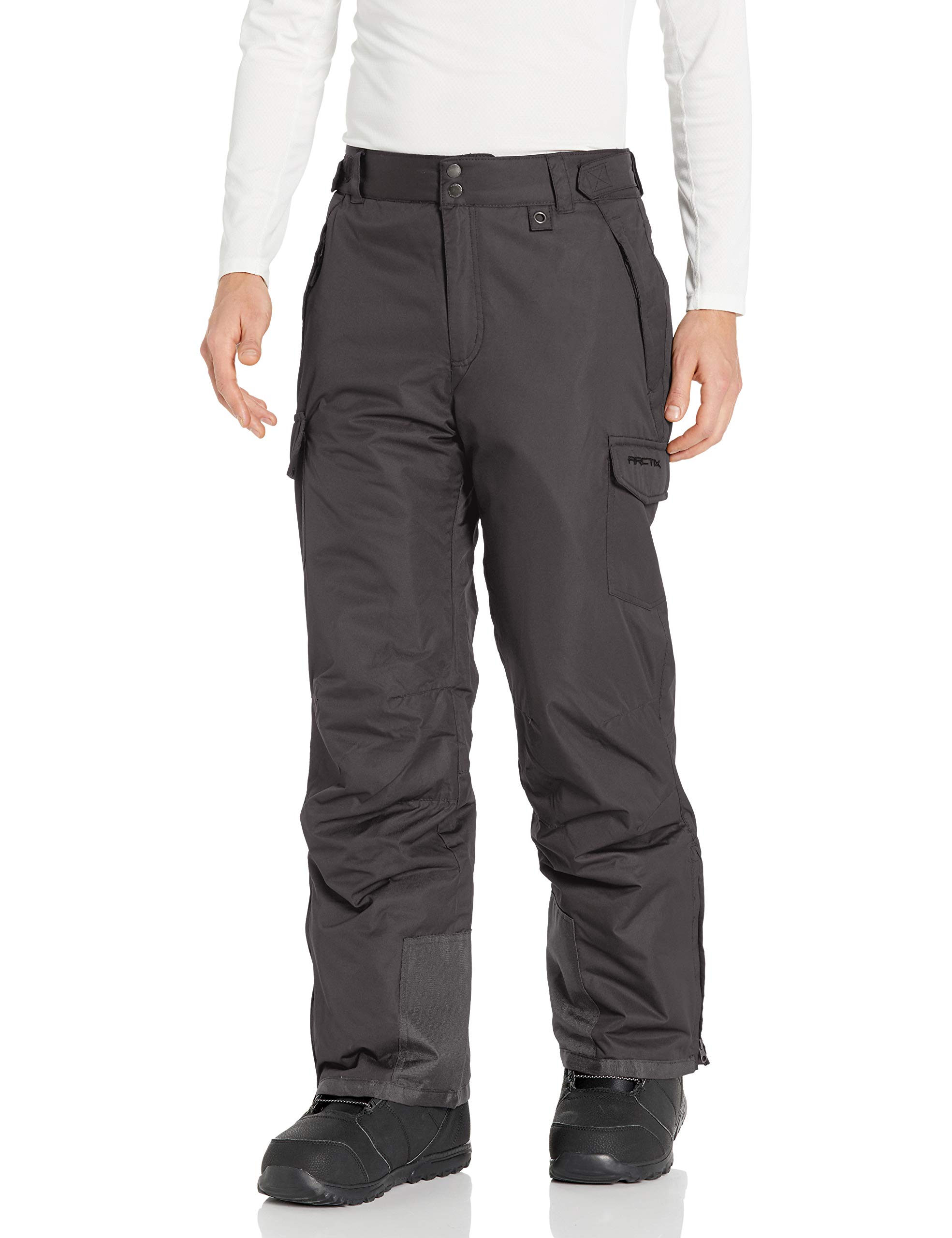 SkiGear mens Snow Sports Cargo Pants Charcoal X-Large/34 Inseam