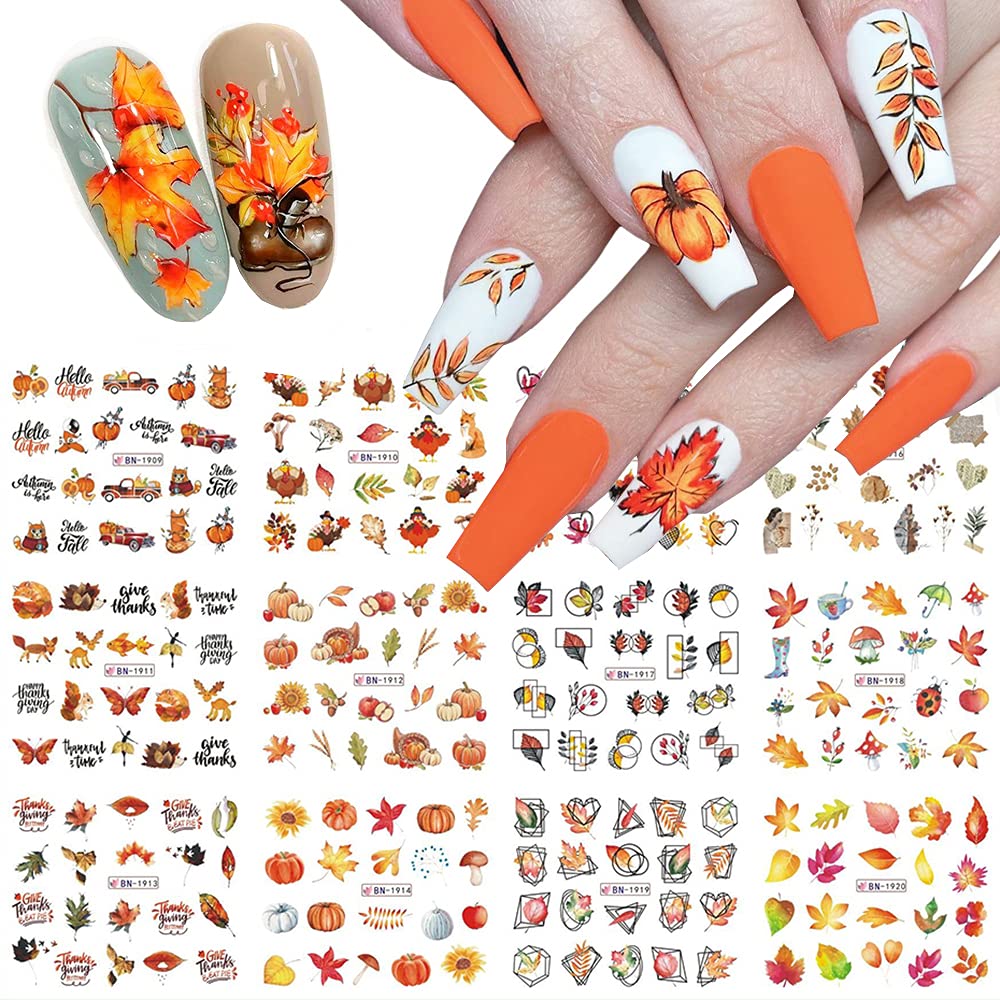 Flower Nail Art Water Decals, 12 Sheets Floral Nail Art Stickers Water  Transfer Leaf Nail Decals Spring Summer Nail Stickers Nail Art Supplies  Foils Flowers for Acrylic Nail Decorations Nail Designs :