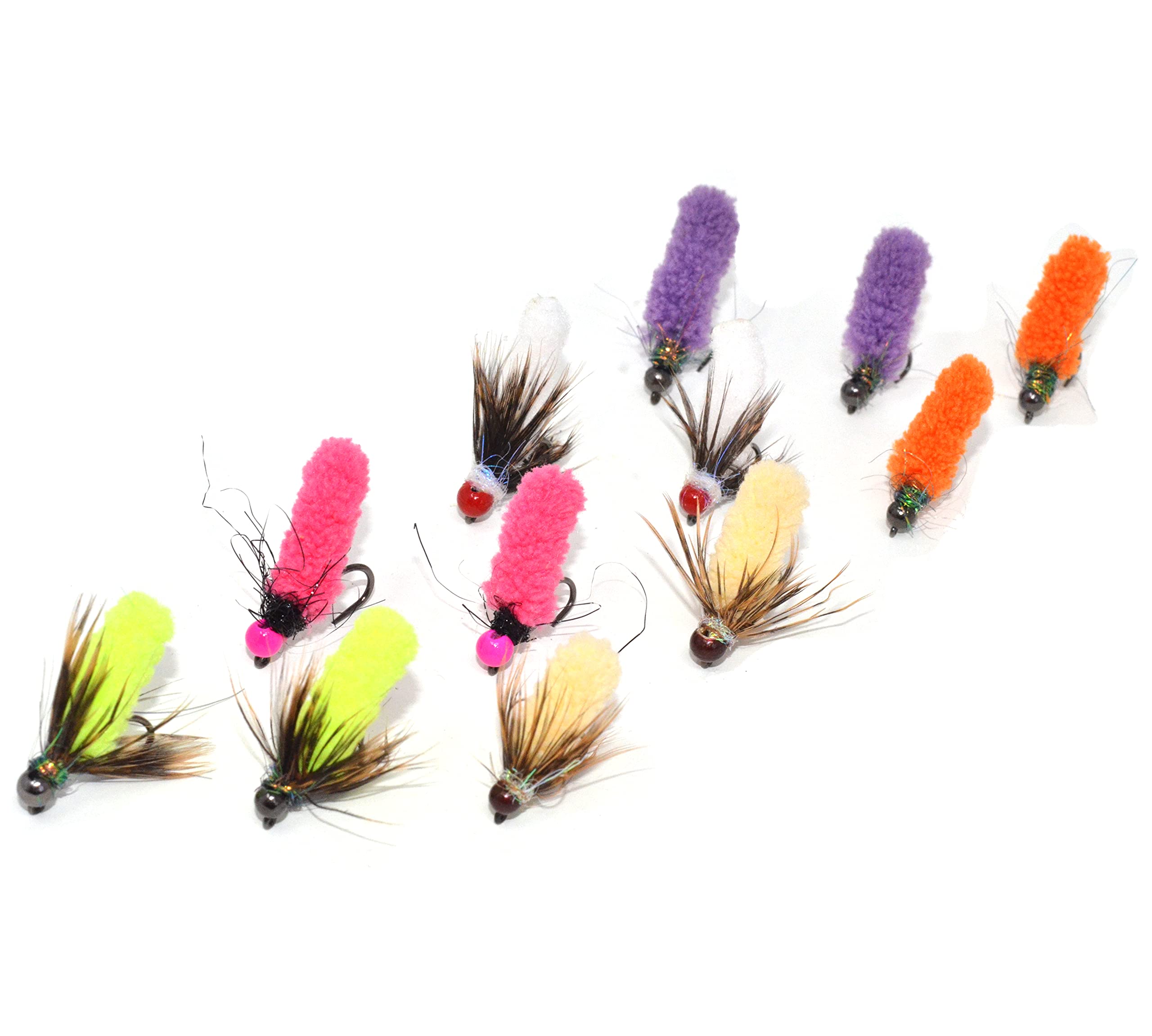 Favorite Fly Fishing Flies Assortment, Dry, Wet, Nymphs, Streamers, Wooly  Buggers, Caddis